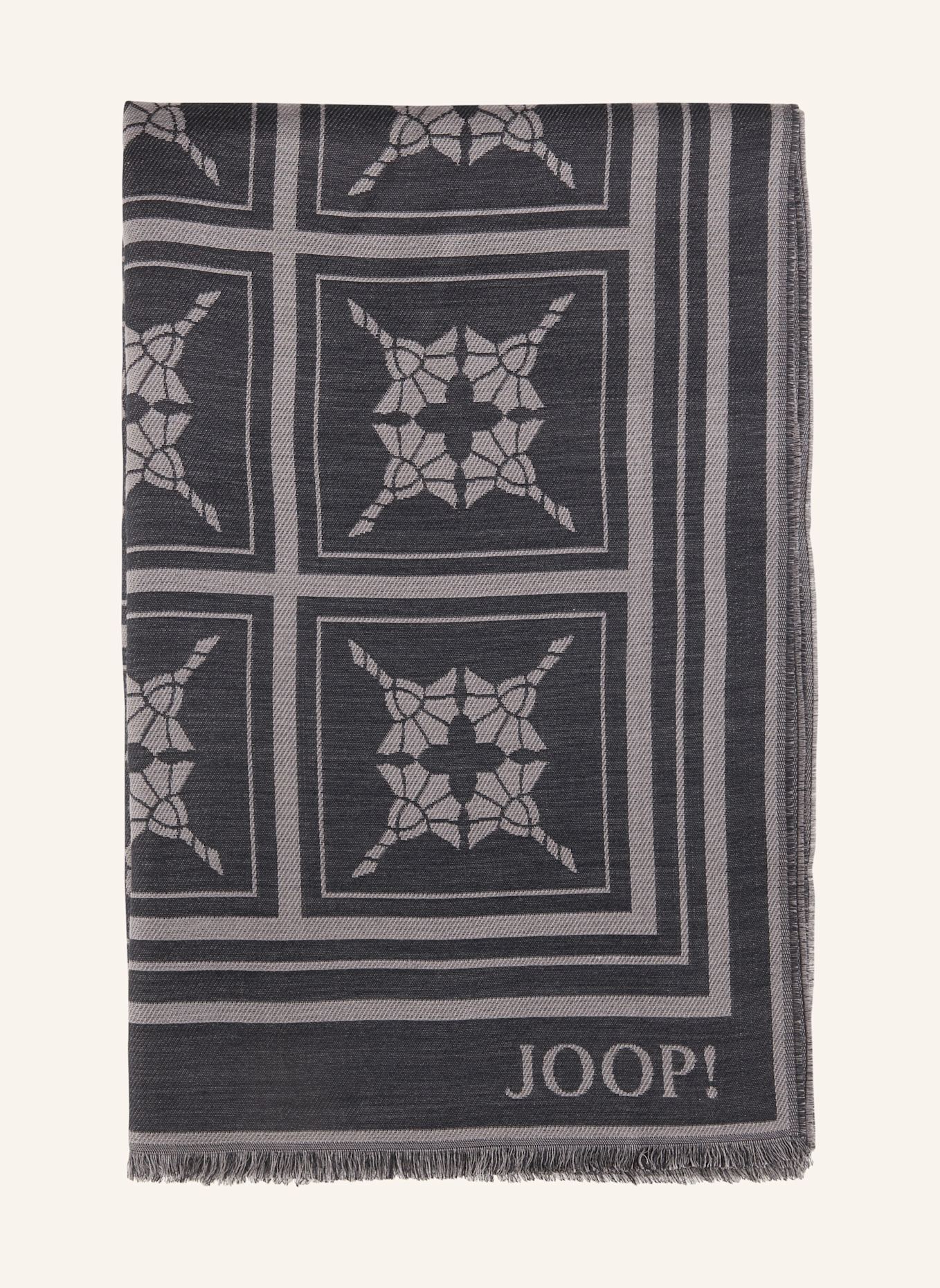 JOOP! Schal: SCHWARZ/ GRAU
