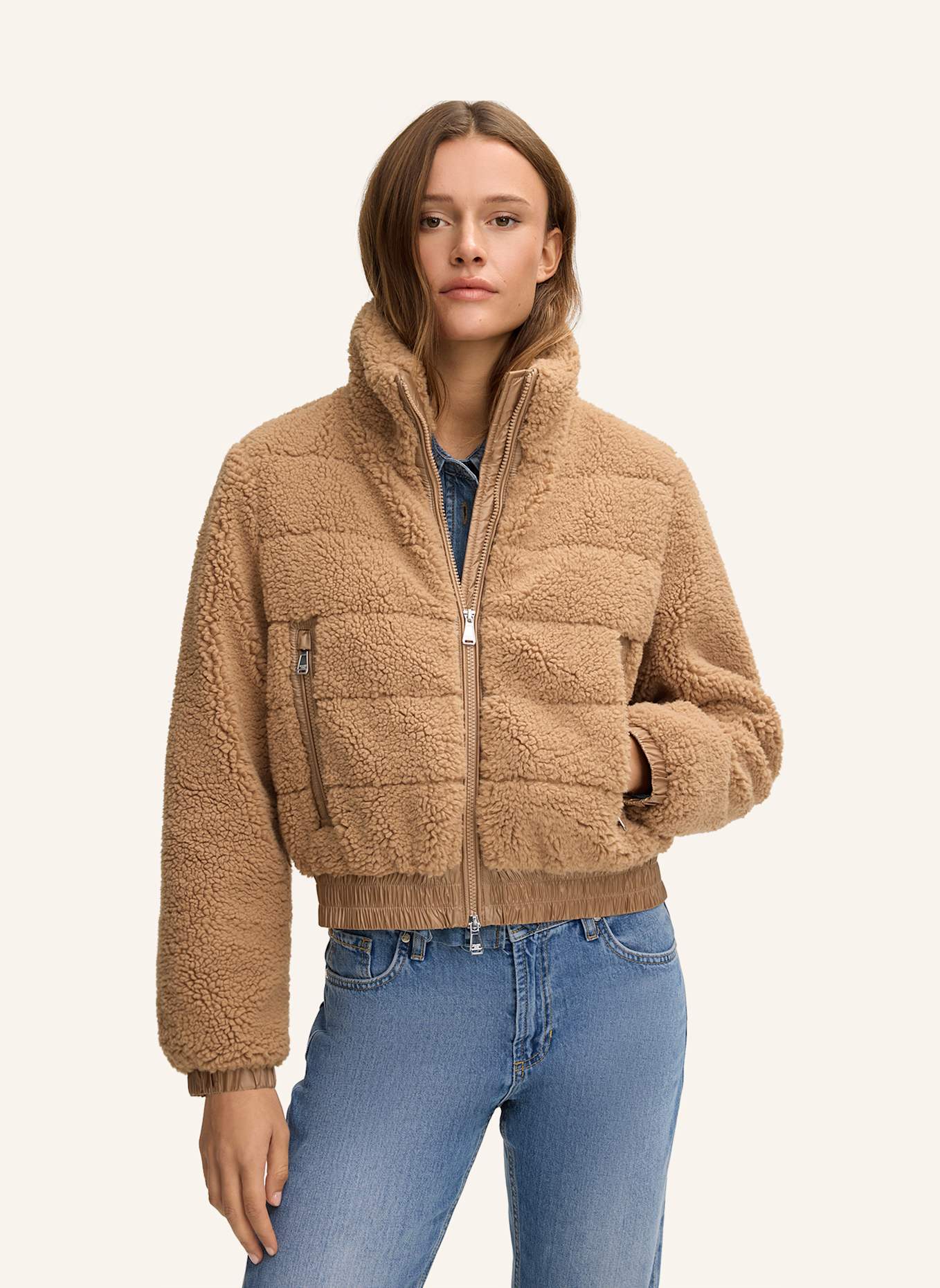JOOP! JEANS Teddy-Jacke: CAMEL