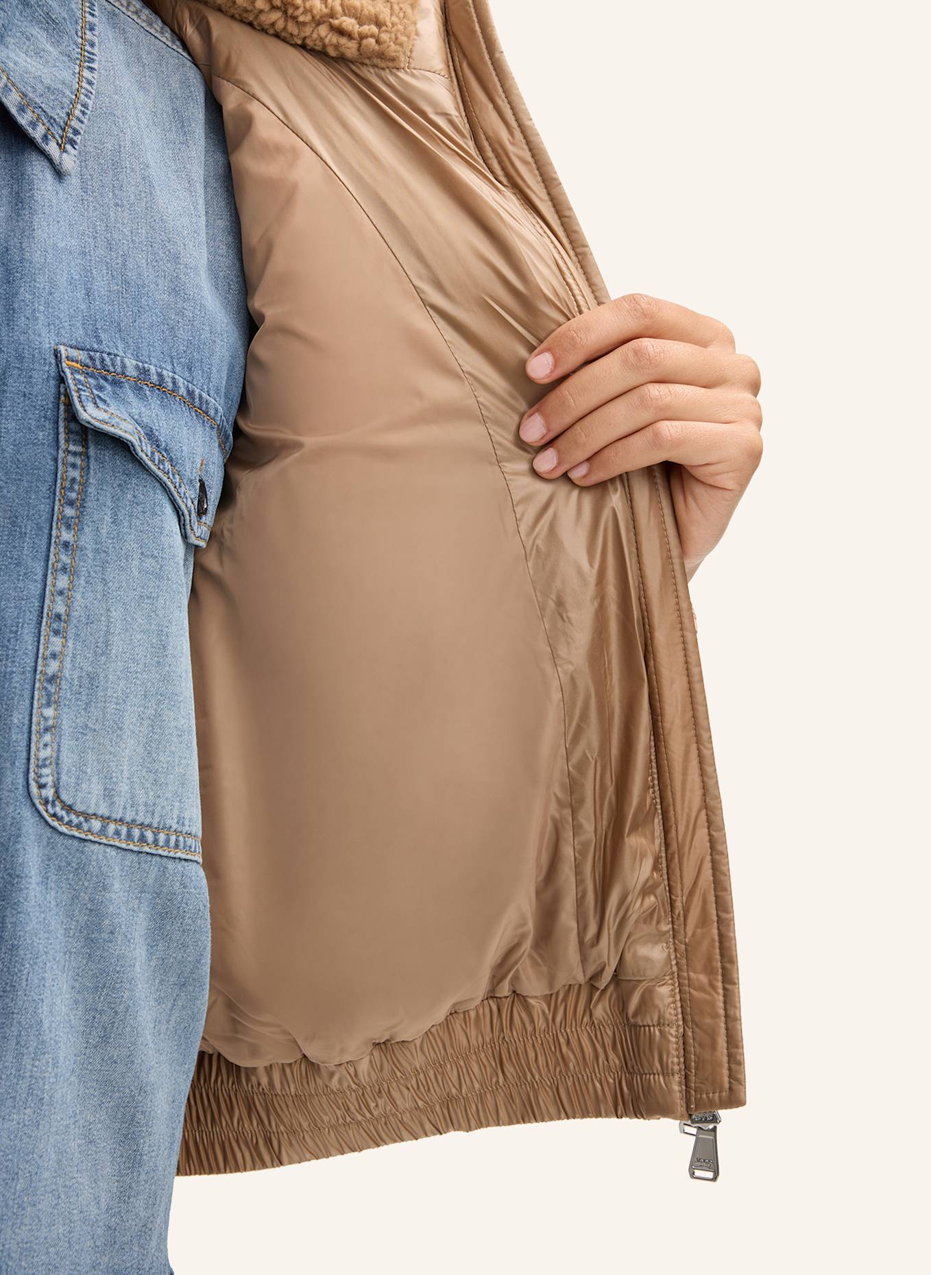 JOOP! JEANS Teddy-Jacke: CAMEL