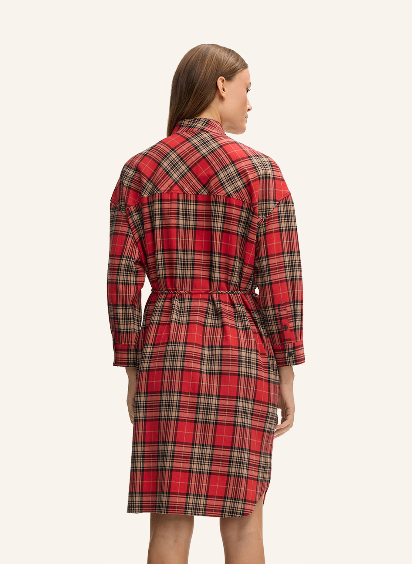 JOOP! JEANS Kleid: ROT/ SCHWARZ