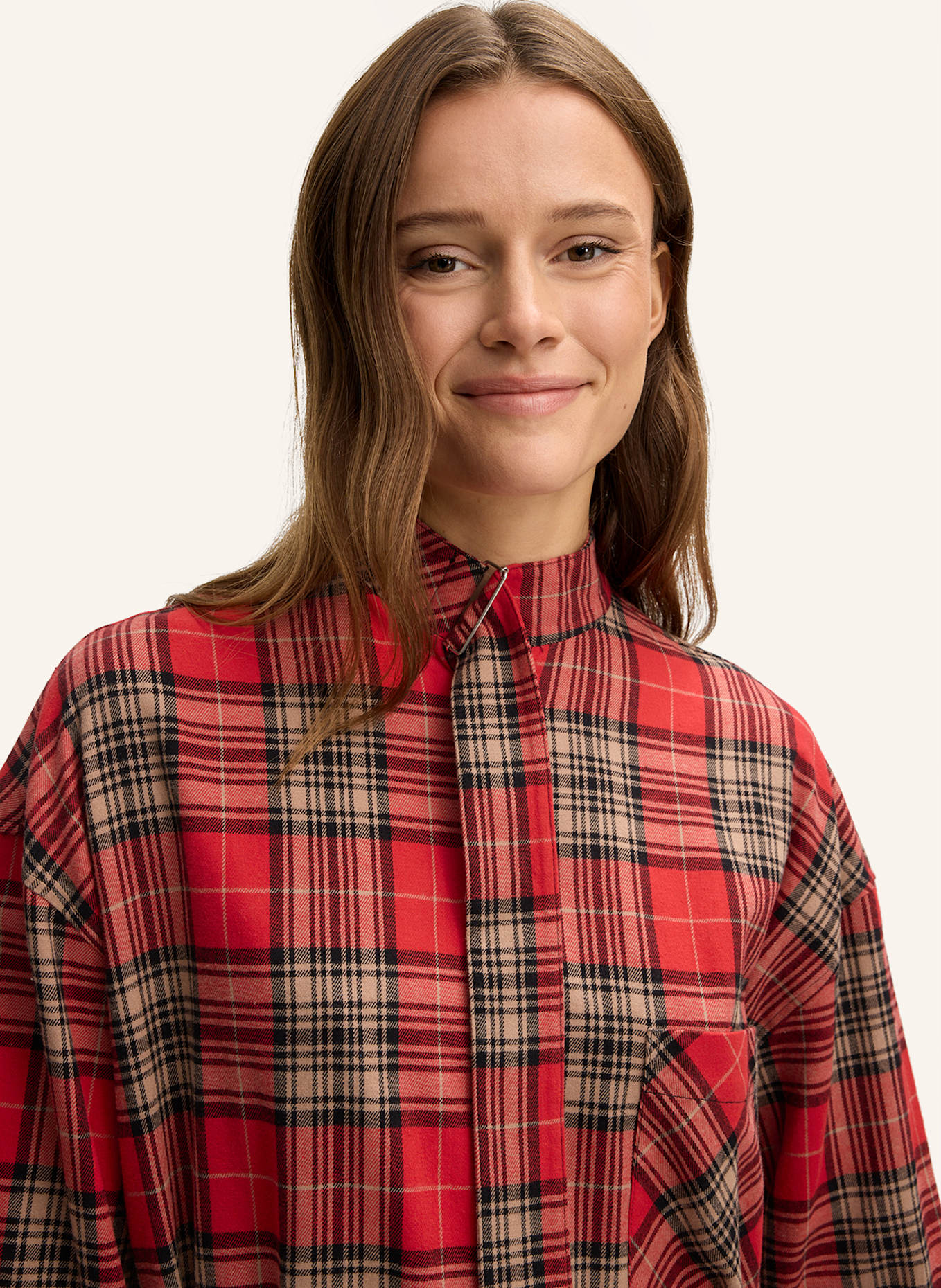 JOOP! JEANS Kleid: ROT/ SCHWARZ