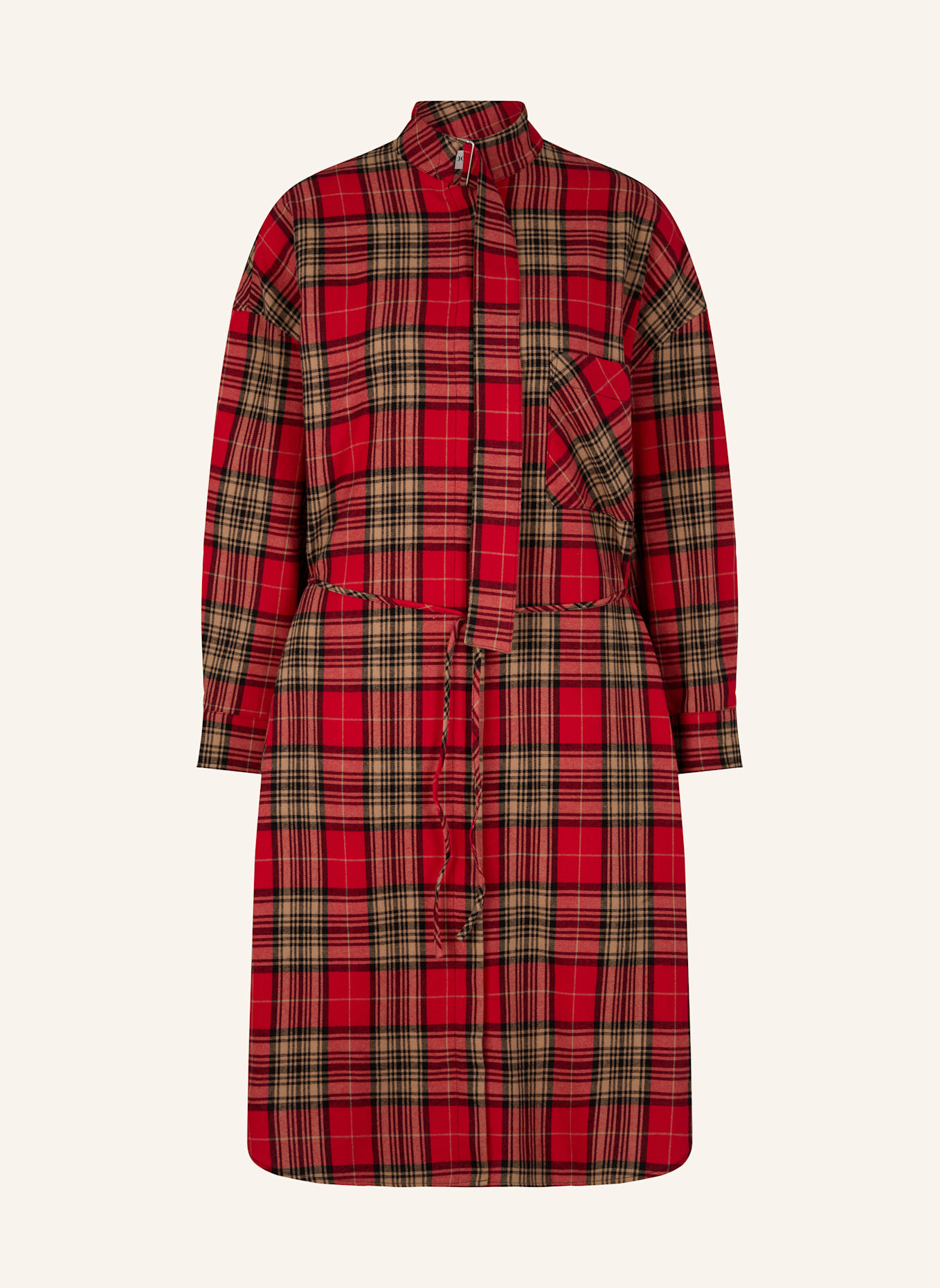 JOOP! JEANS Kleid: ROT/ SCHWARZ