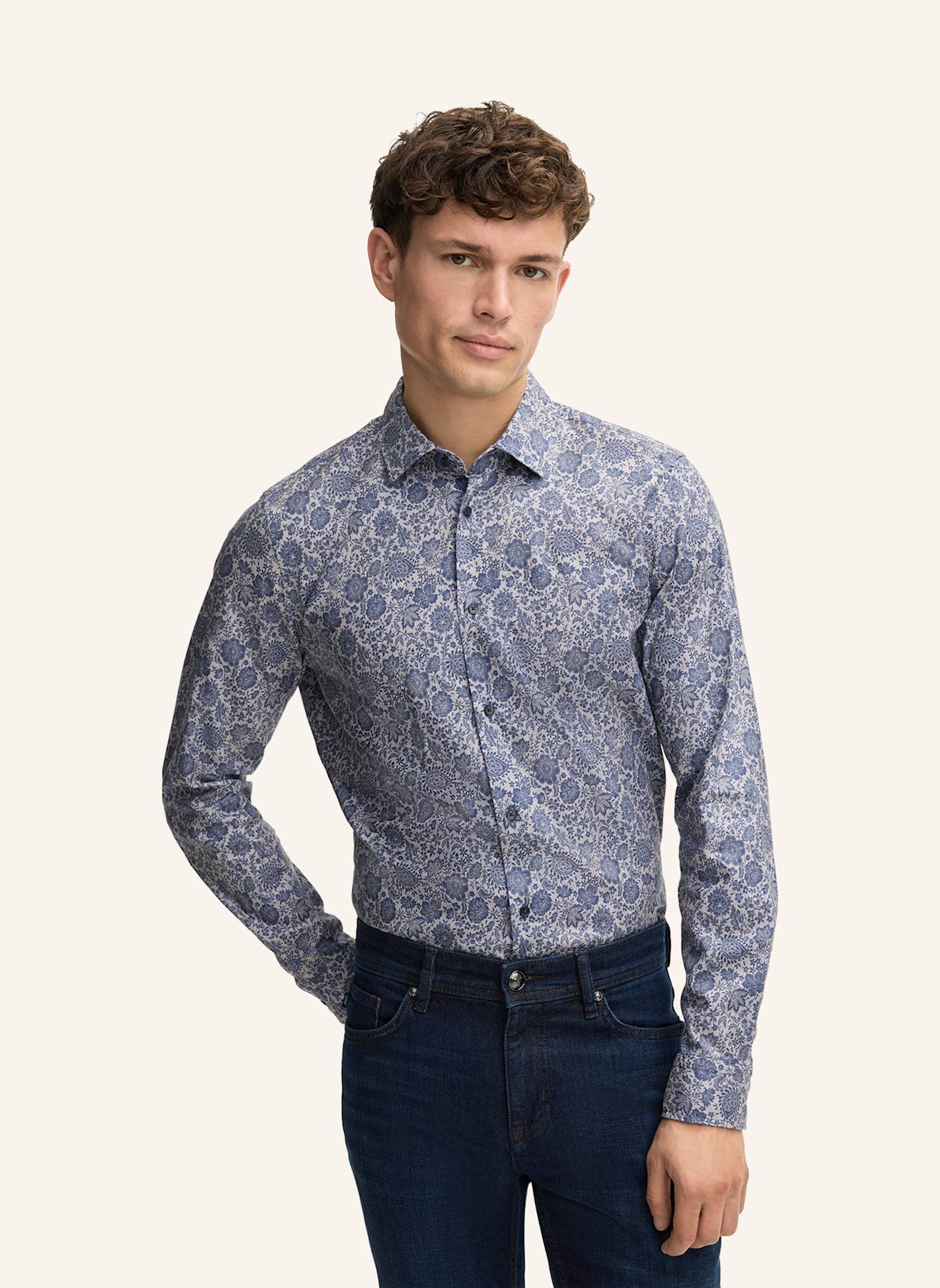JOOP! Hemd Slim Fit: BLAU