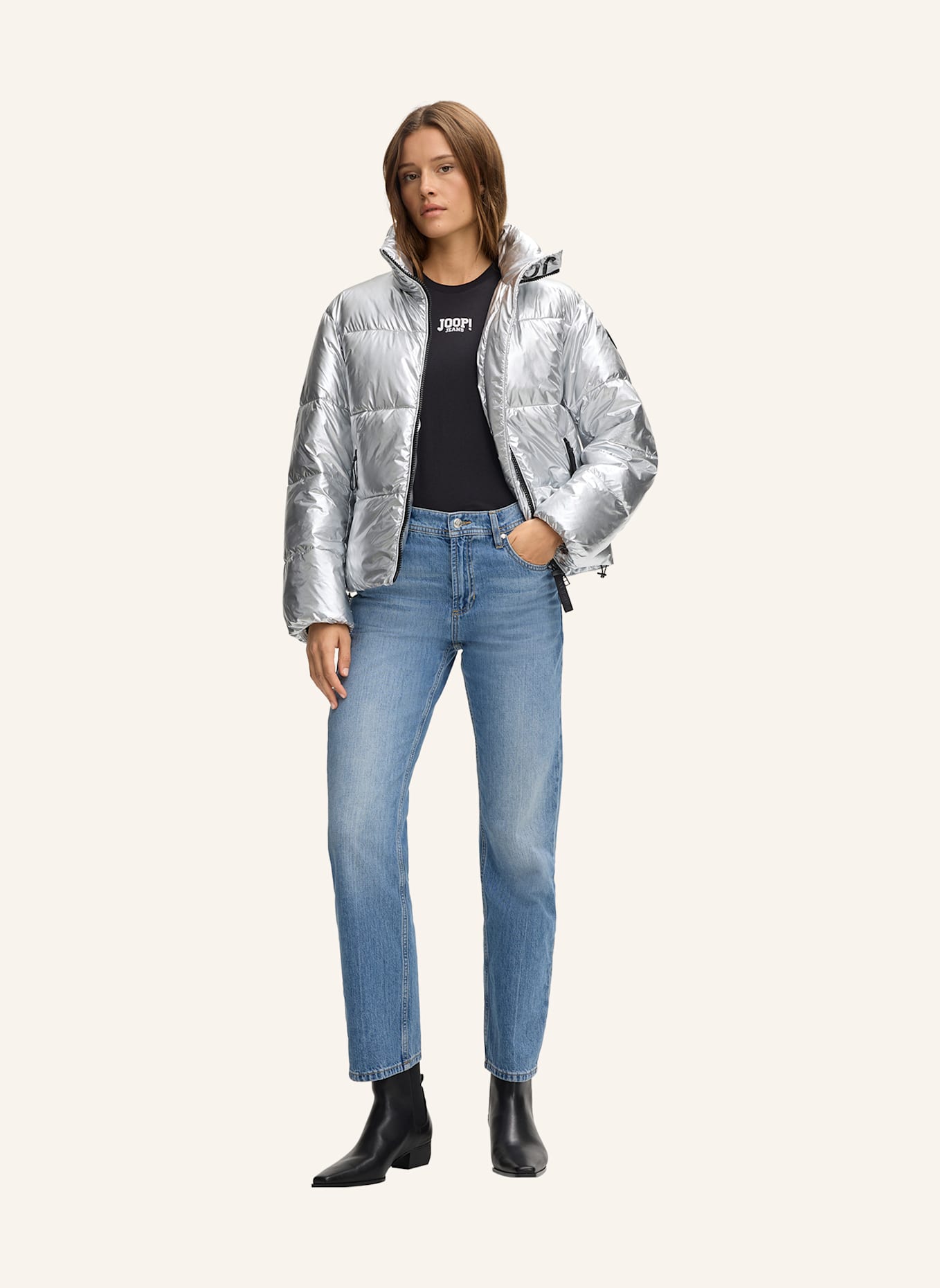 JOOP! JEANS Steppjacke: SILBER