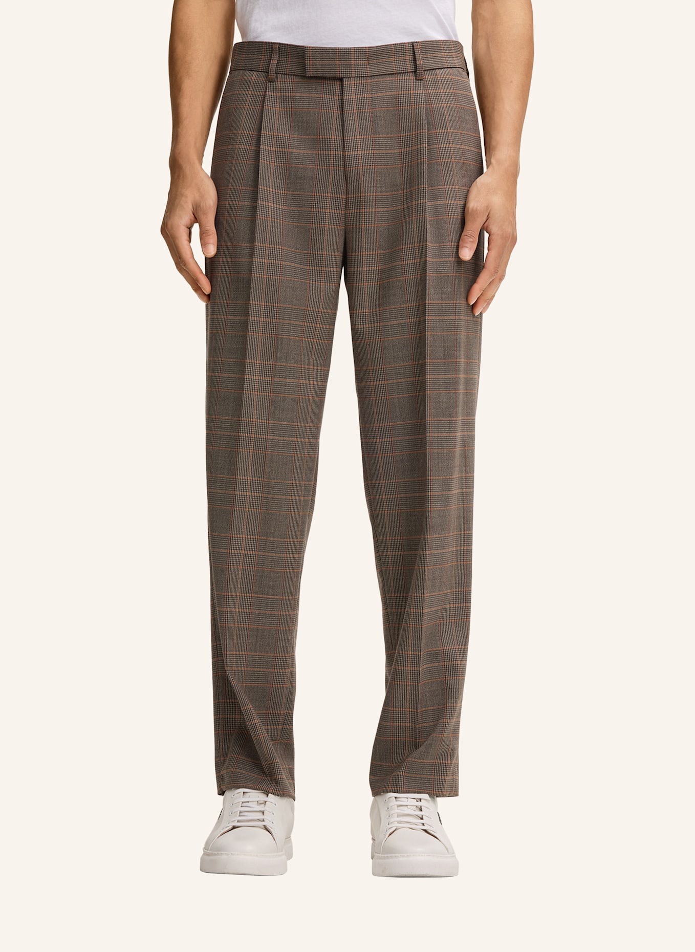 JOOP! Anzughose Regular Fit: BRAUN