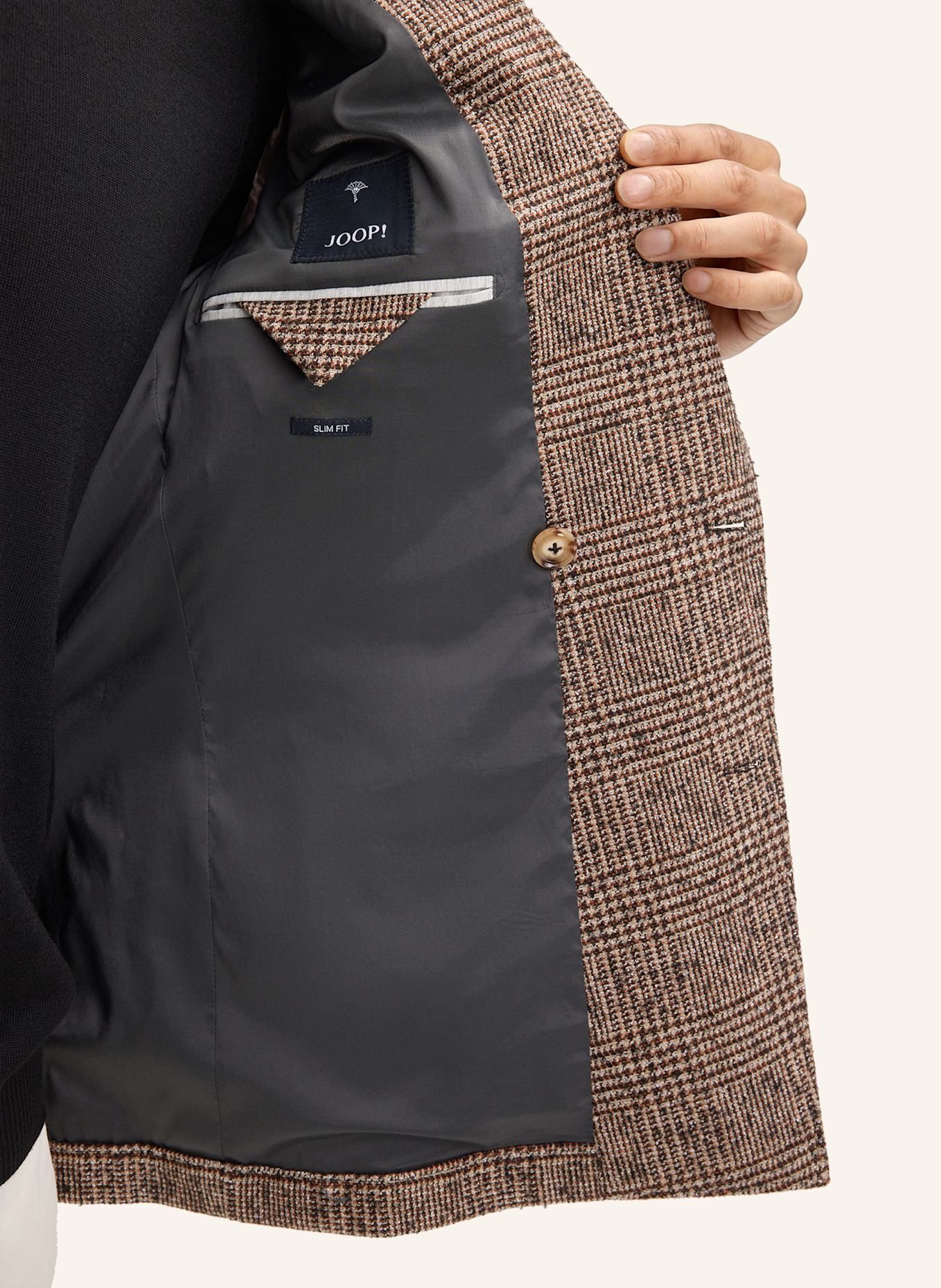 JOOP! Doppelreiher-Sakko Slim Fit: BRAUN