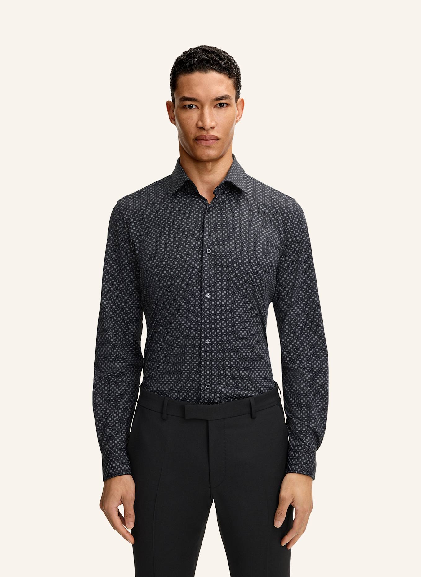 JOOP! Hemd Slim Fit: SCHWARZ