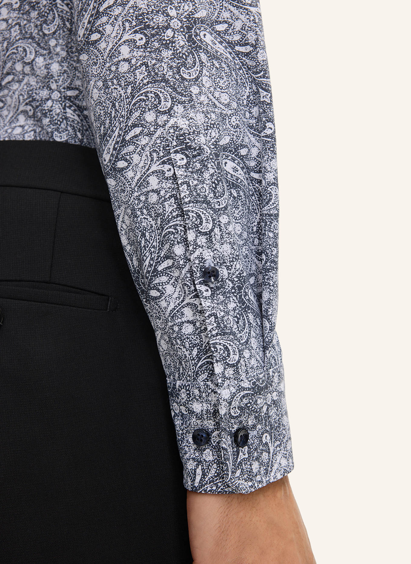 JOOP! Hemd Slim Fit: BLAU/ WEISS