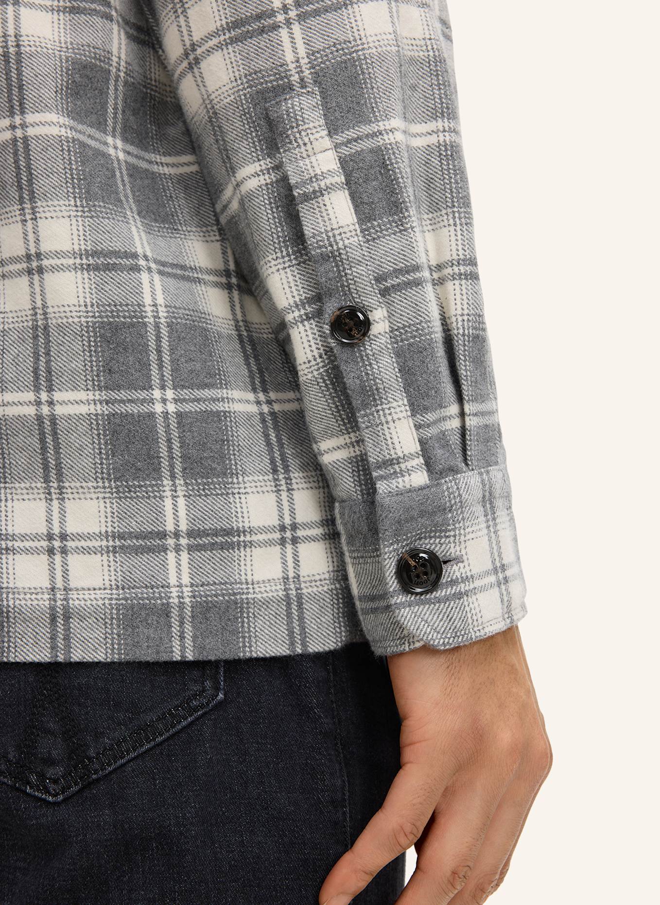 JOOP! Hemd Casual Fit: KHAKI/ ECRU