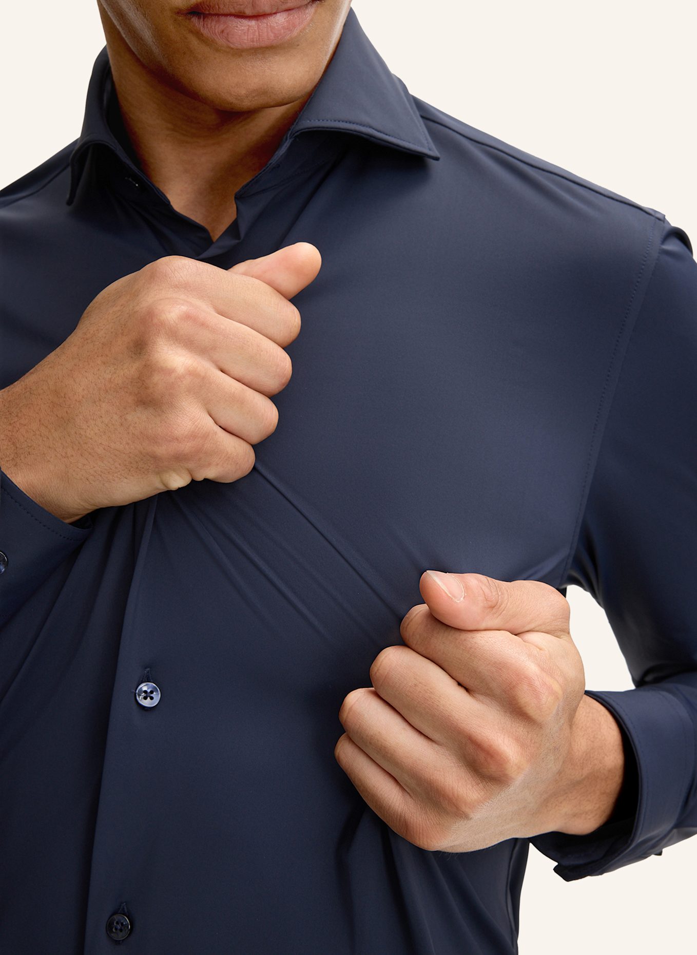 JOOP! Hemd Slim Fit: DUNKELBLAU