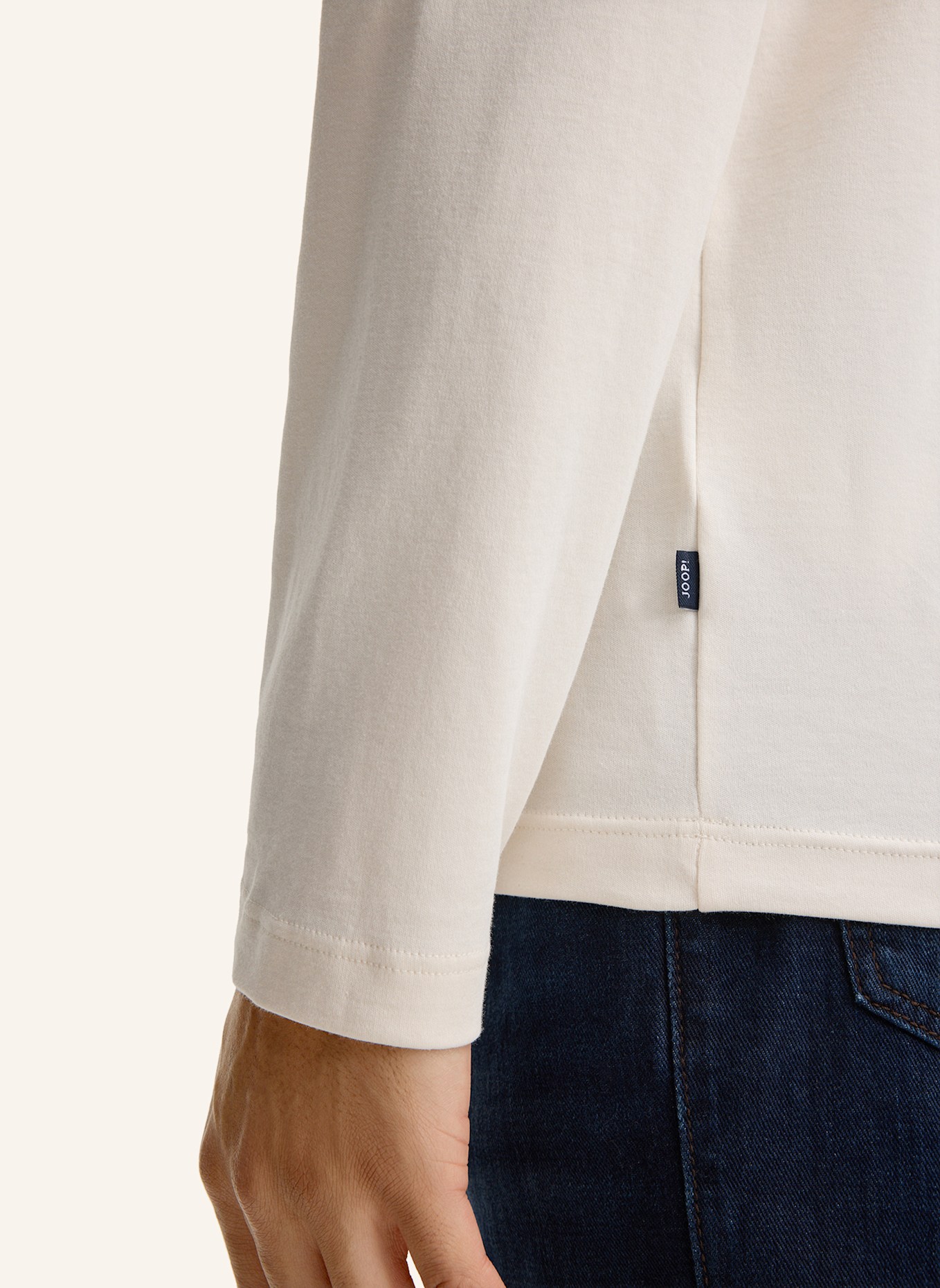 JOOP! Longsleeve: WEISS