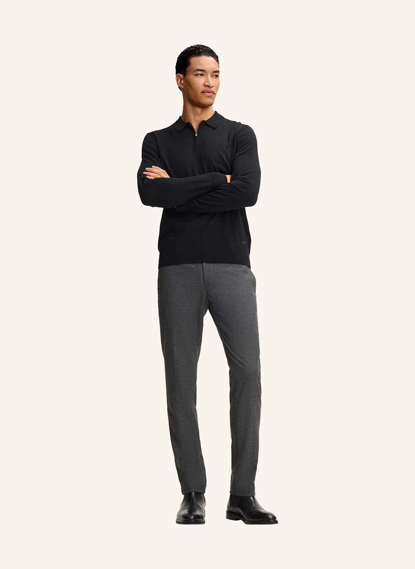 JOOP! Stoffhose Slim Fit: GRAU