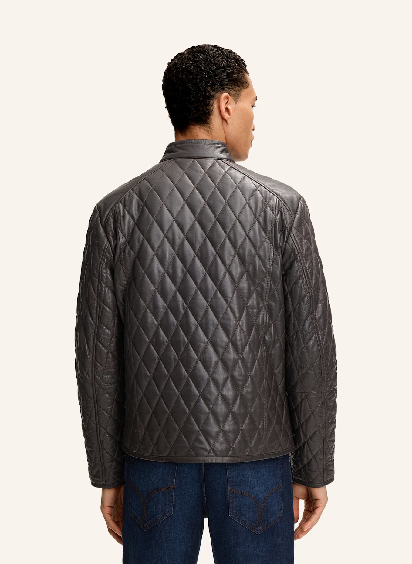 JOOP! Lederjacke: DUNKELBRAUN