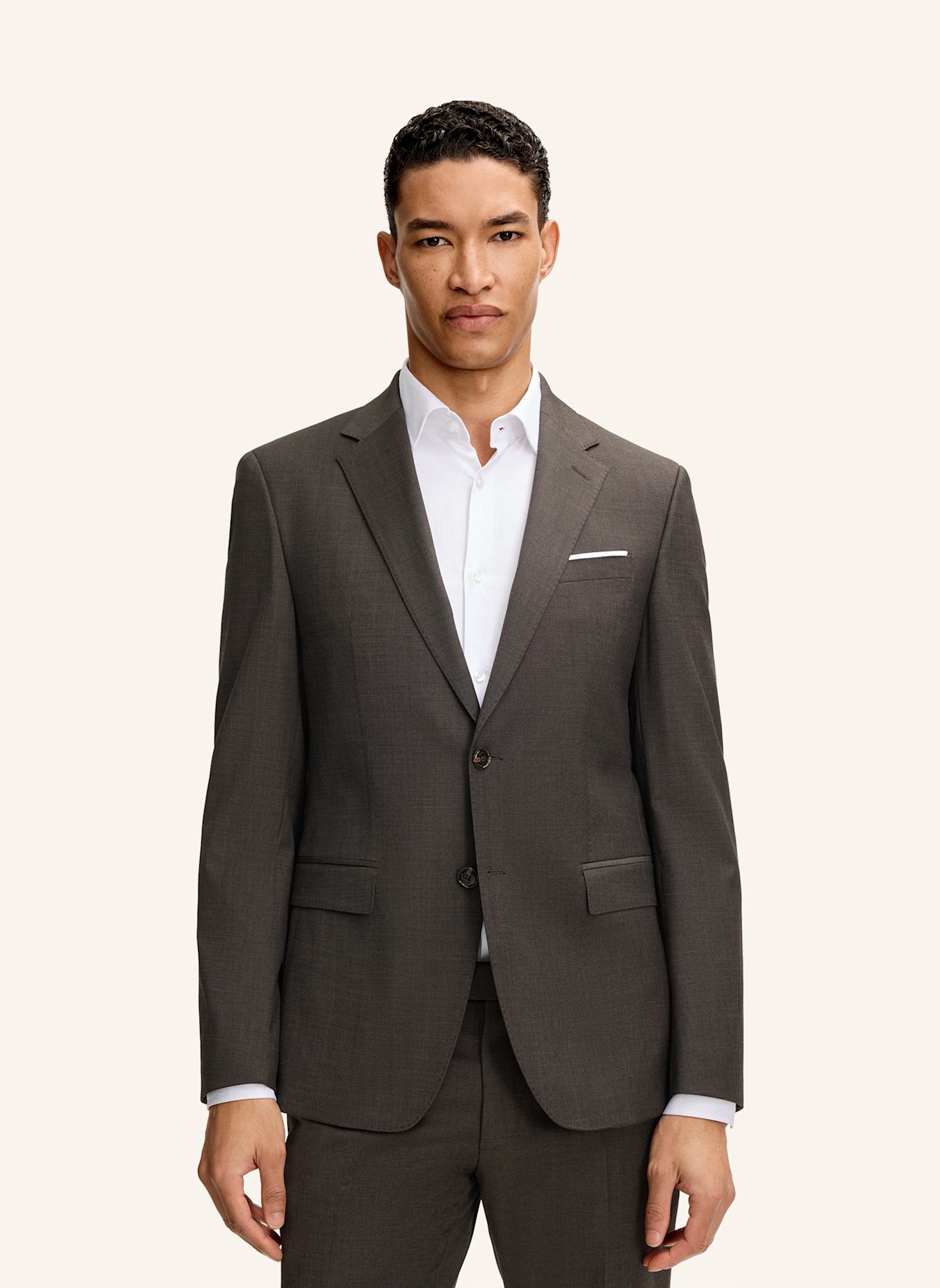 JOOP! Anzugsakko HERBY Slim Fit: DUNKELBRAUN