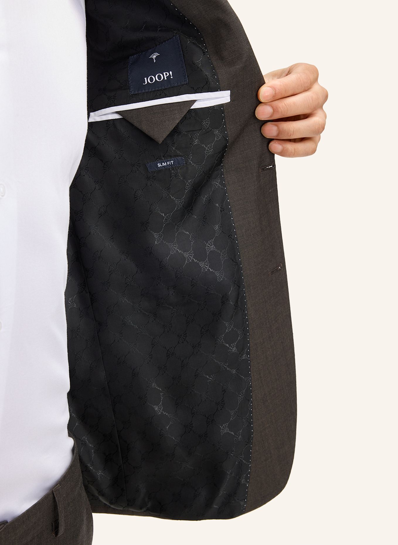 JOOP! Anzugsakko HERBY Slim Fit: DUNKELBRAUN