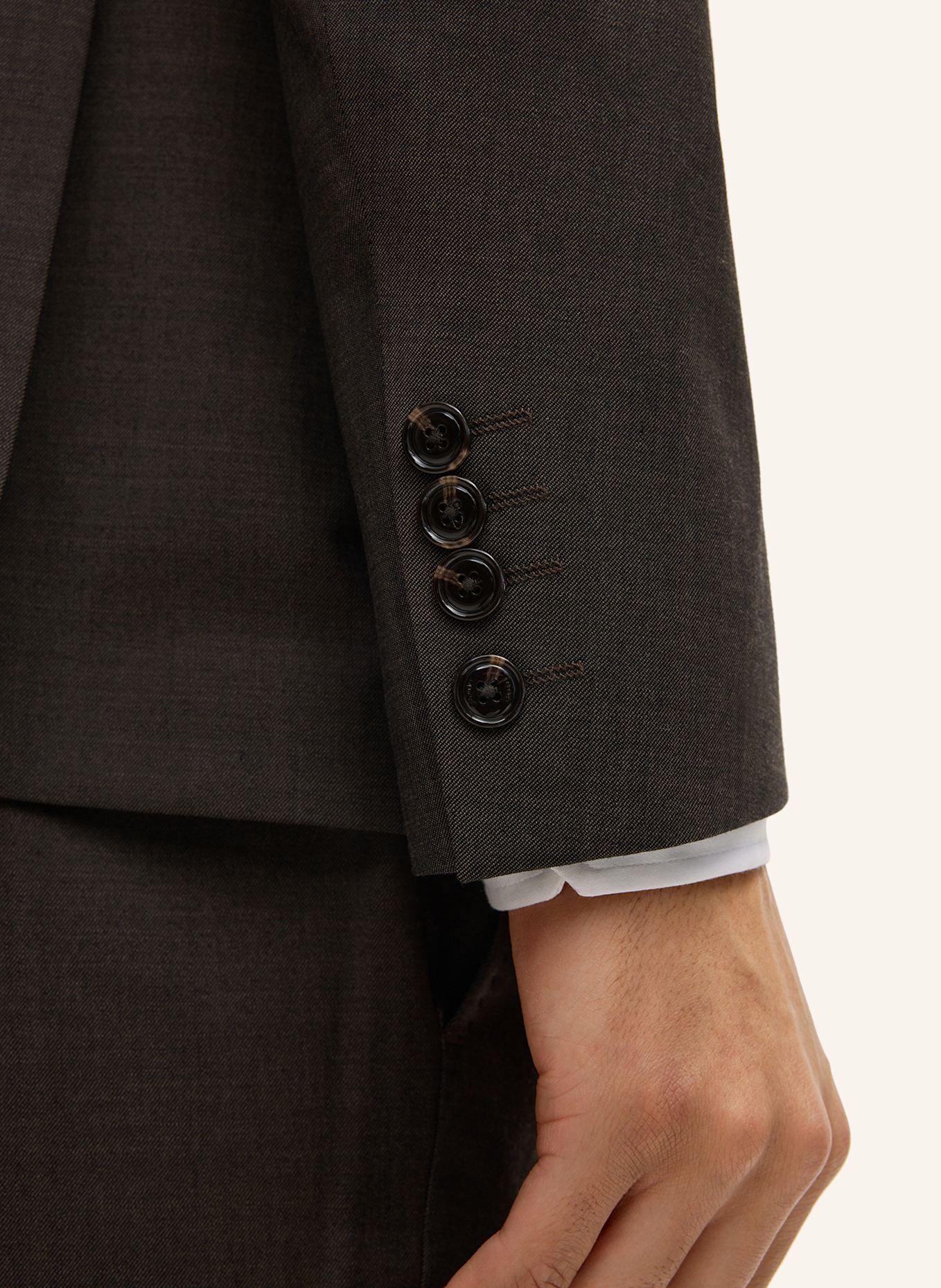 JOOP! Anzugsakko HERBY Slim Fit: DUNKELBRAUN