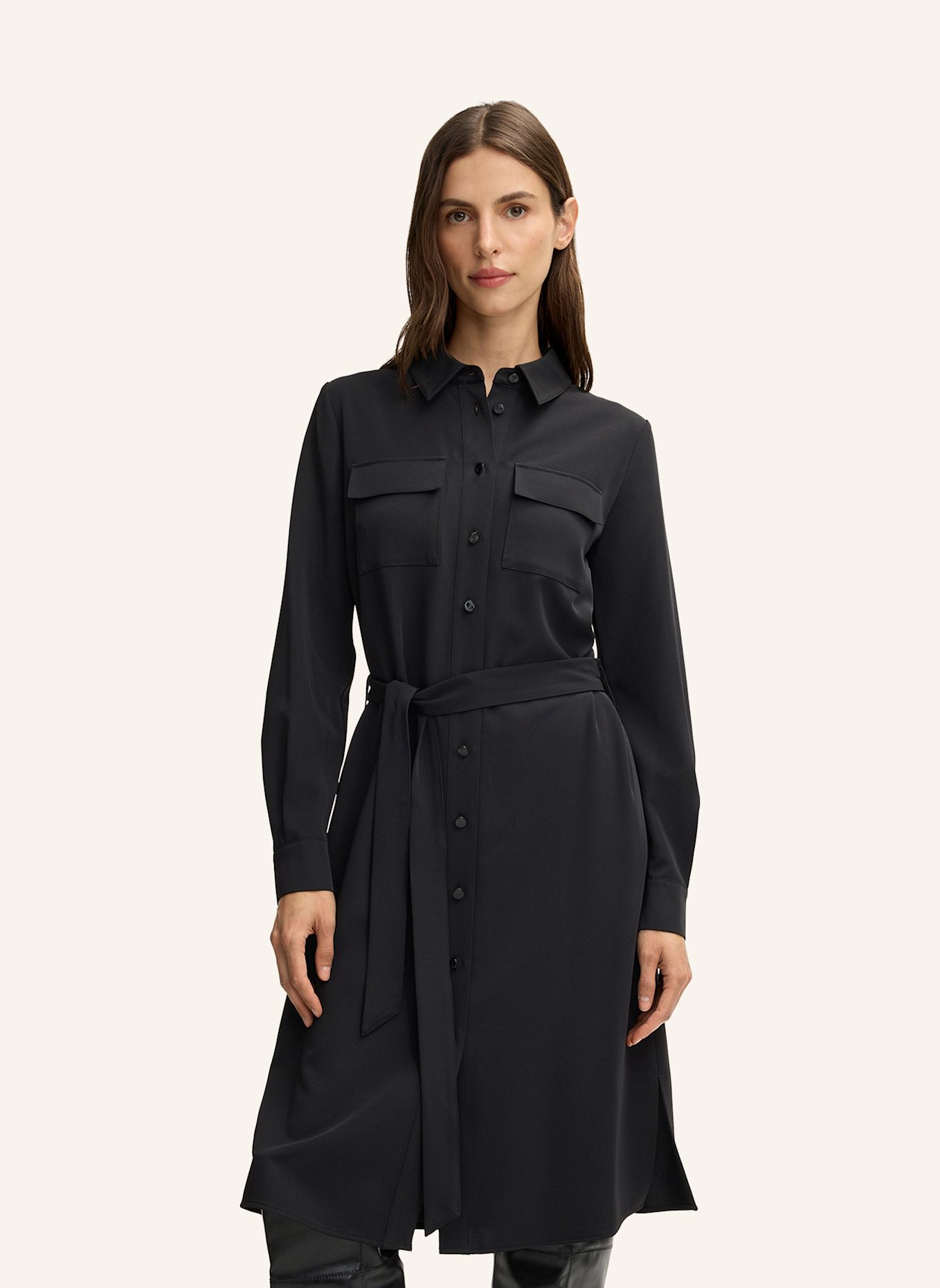 JOOP! Hemdblusenkleid: SCHWARZ