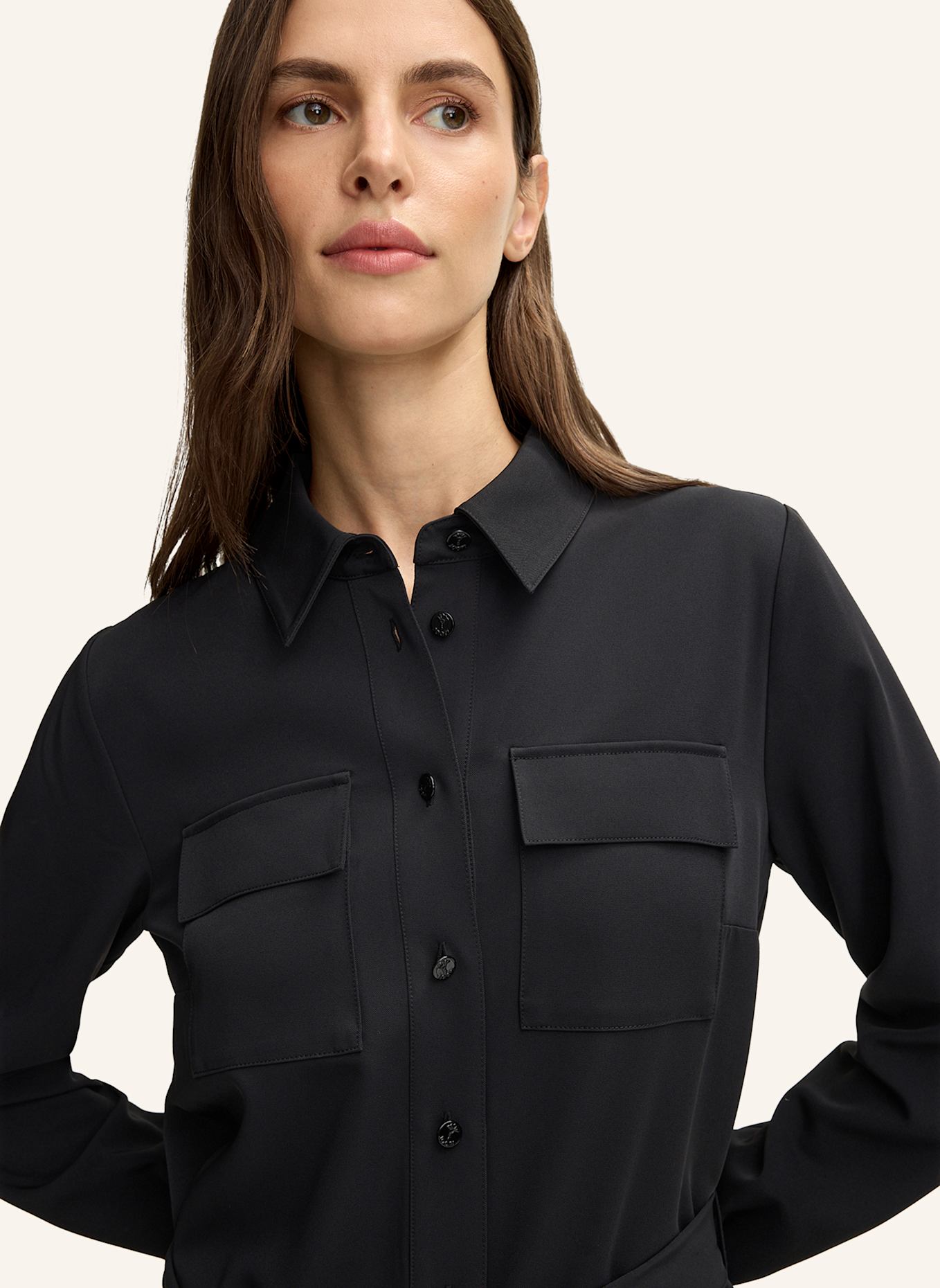 JOOP! Hemdblusenkleid: SCHWARZ