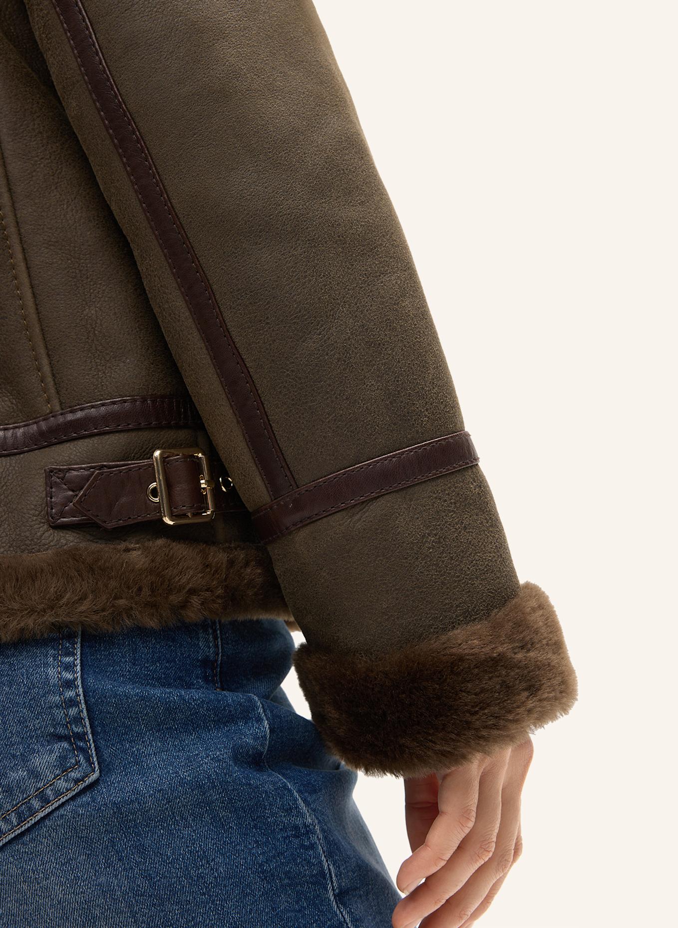 JOOP! Lammfelljacke: BRAUN