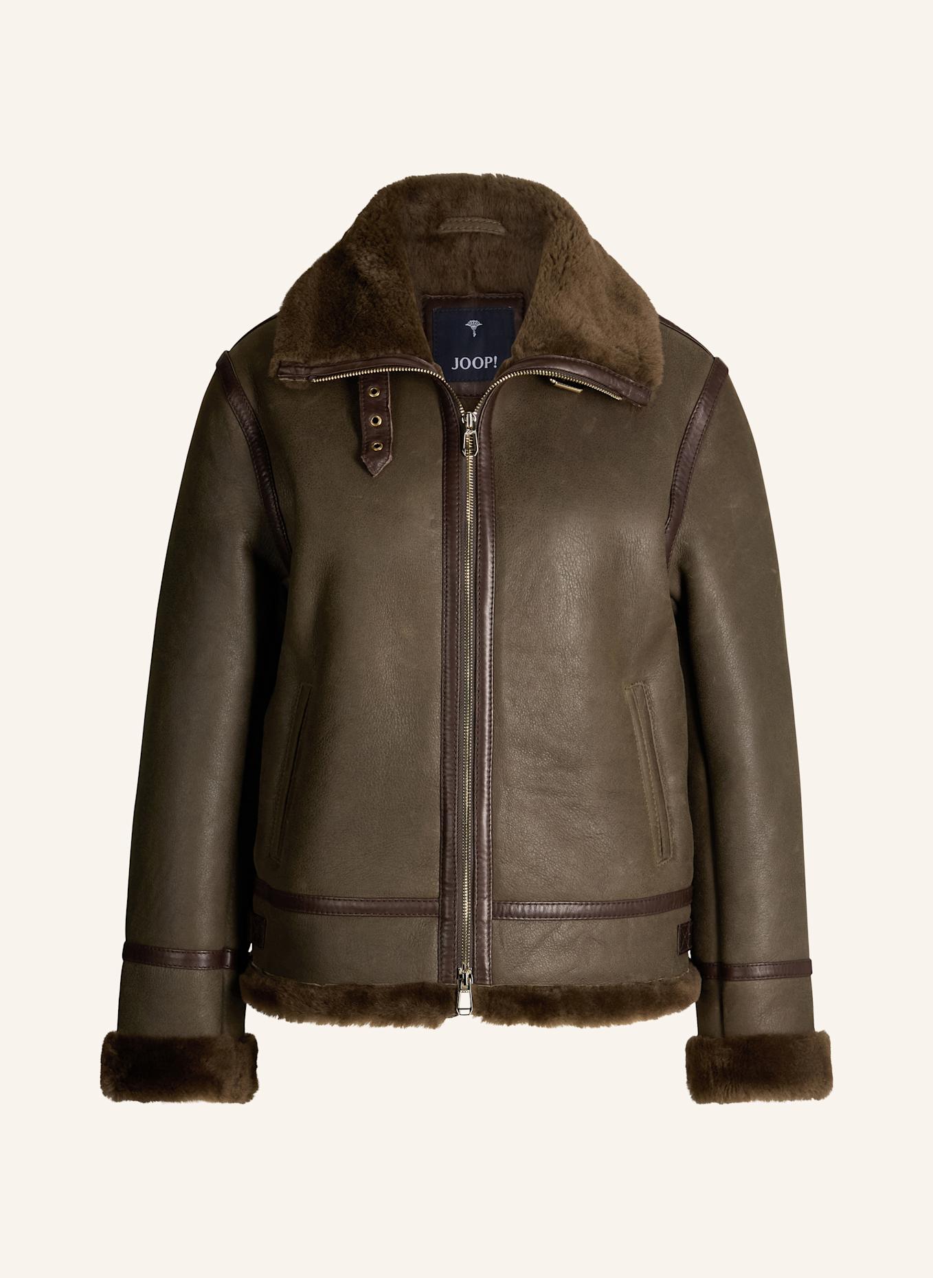 JOOP! Lammfelljacke: BRAUN