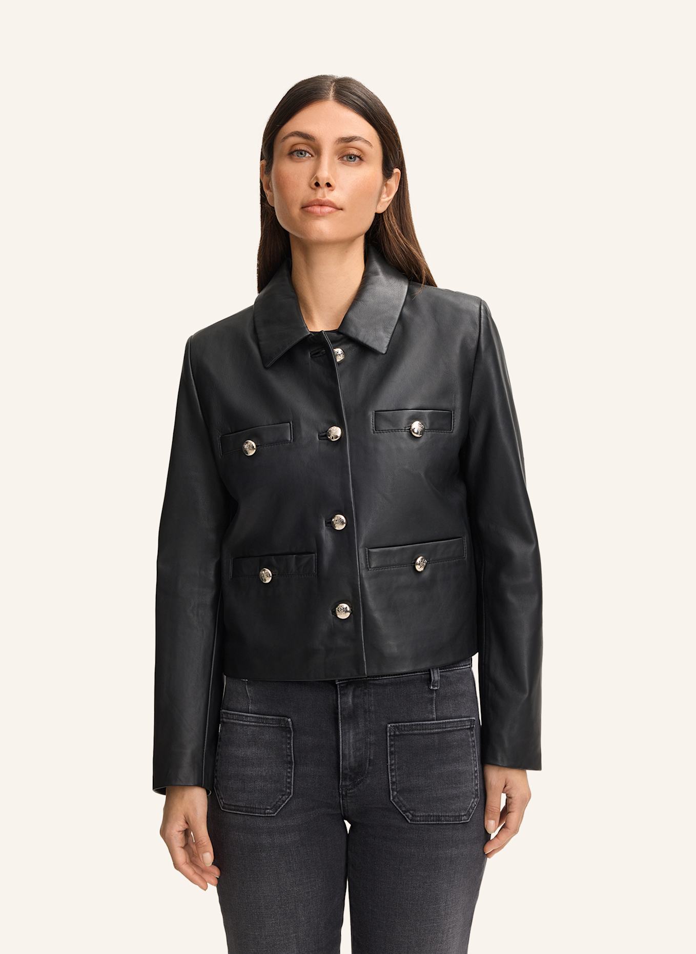 JOOP! Lederjacke: SCHWARZ