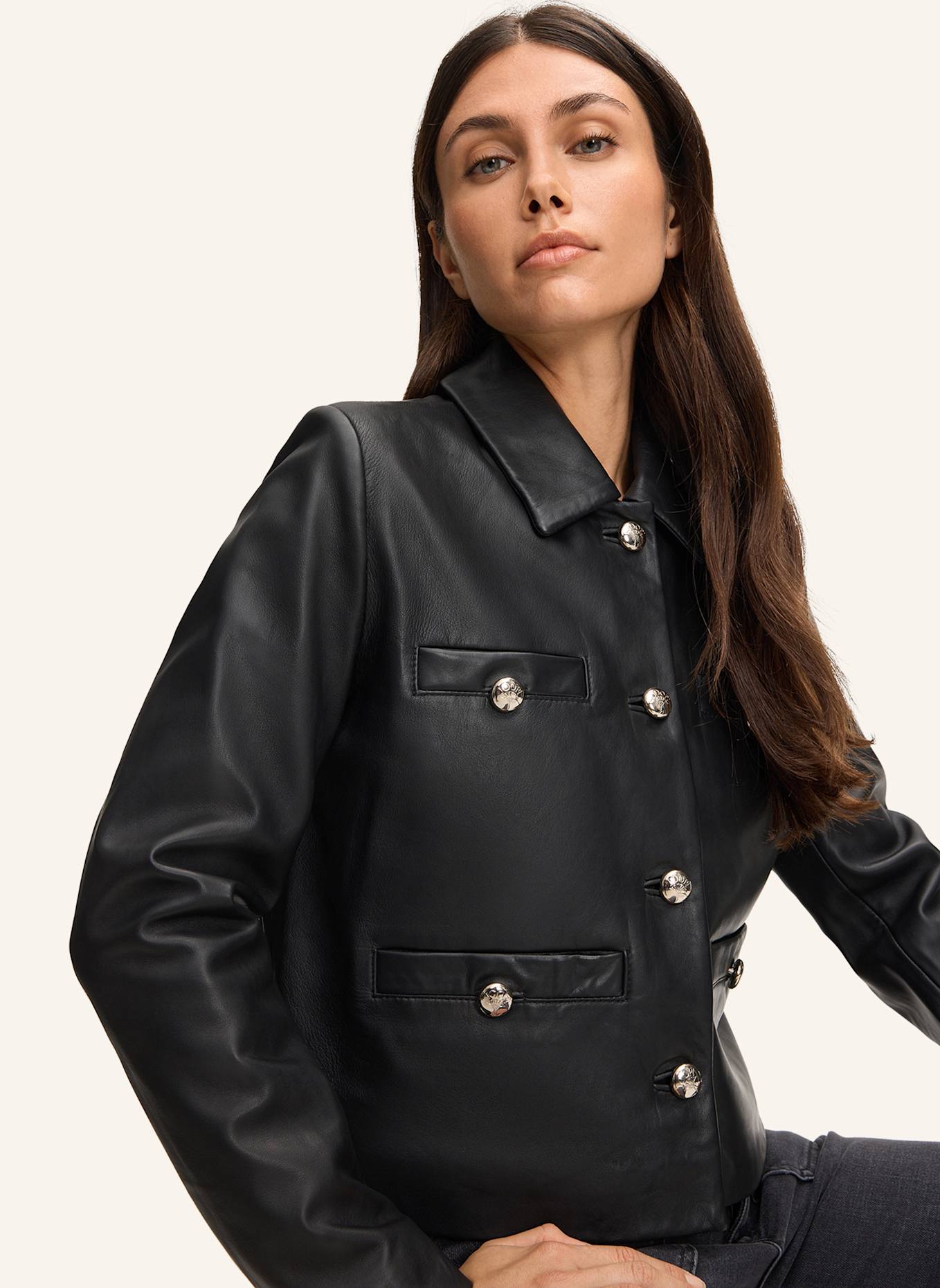 JOOP! Lederjacke: SCHWARZ