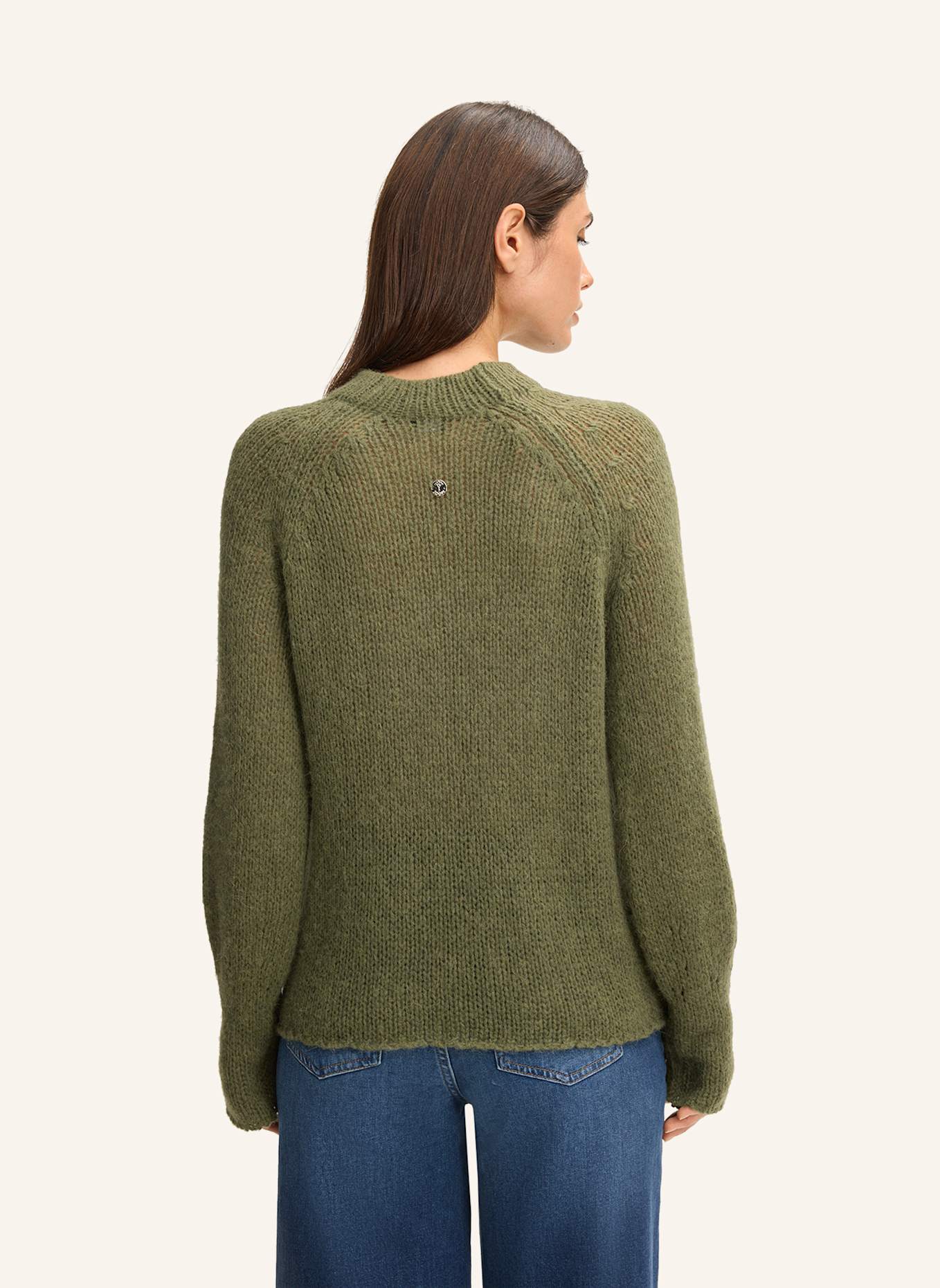 JOOP! Pullover KARA mit Alpaka: OLIV