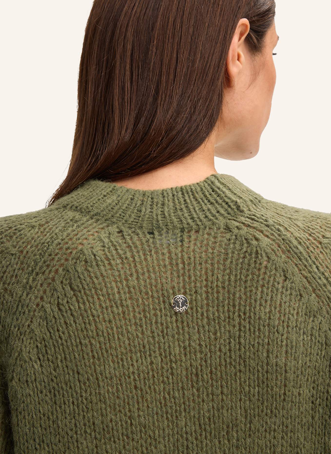 JOOP! Pullover KARA mit Alpaka: OLIV