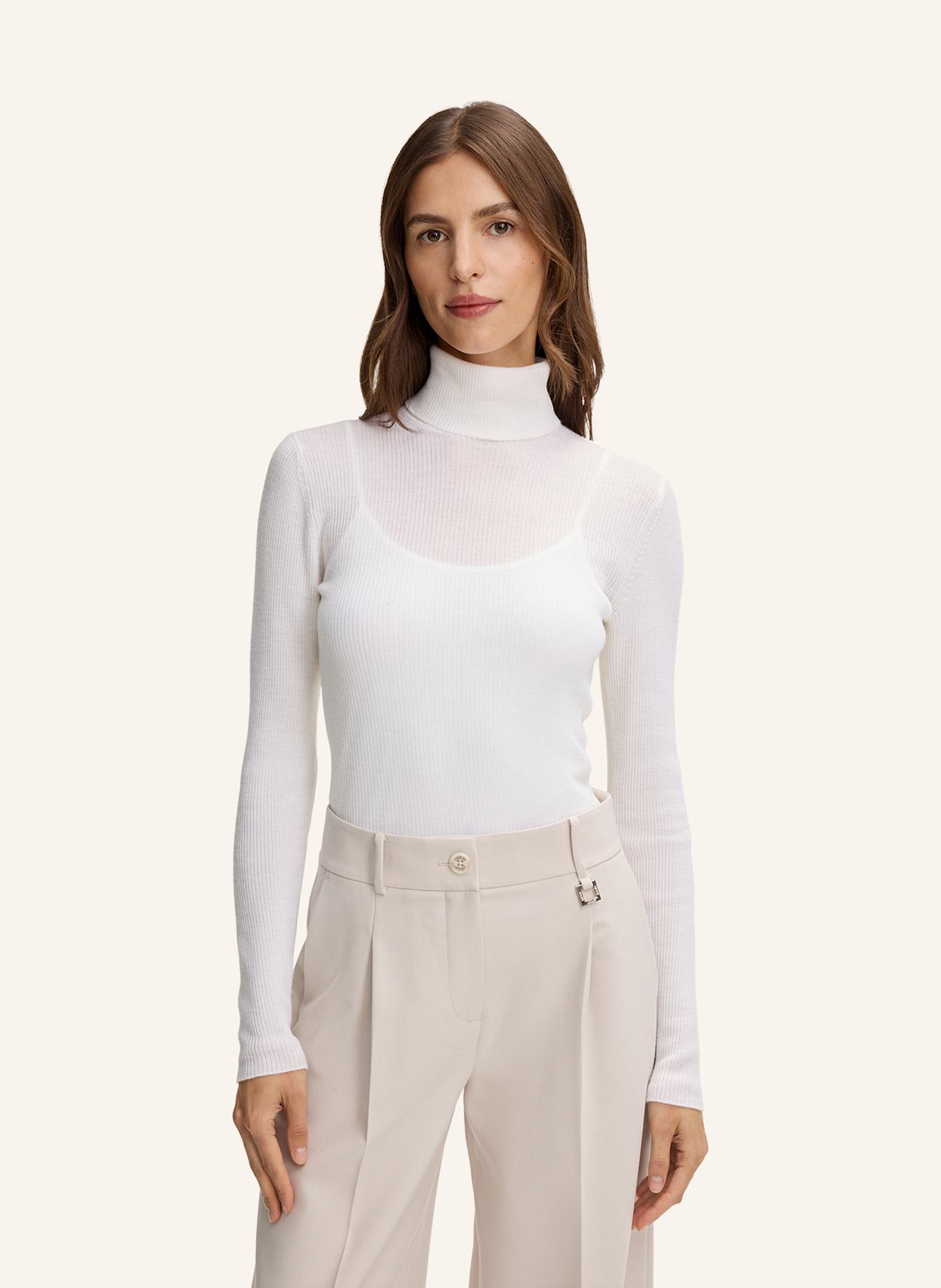 JOOP! Strickpullover: WEISS