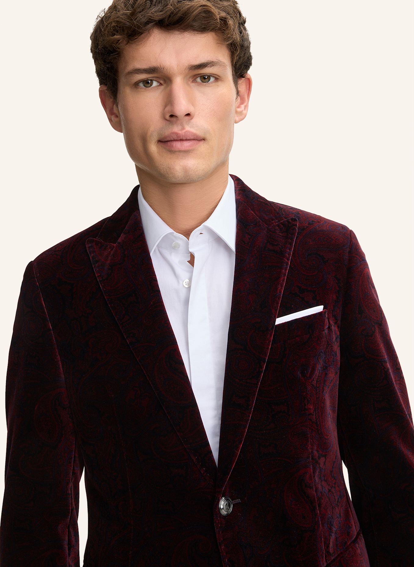 JOOP! Sakko Slim Fit: DUNKELROT