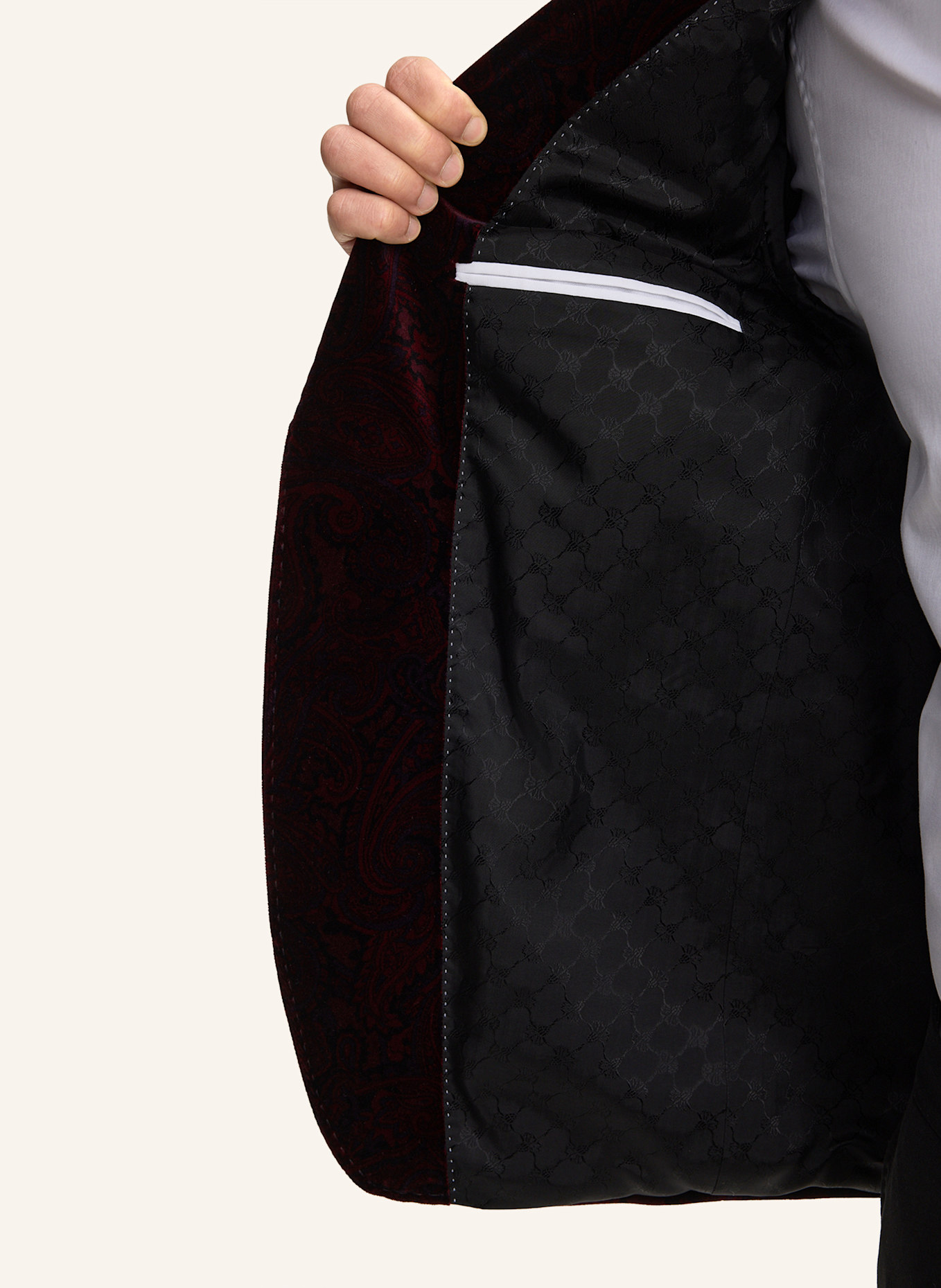 JOOP! Sakko Slim Fit: DUNKELROT