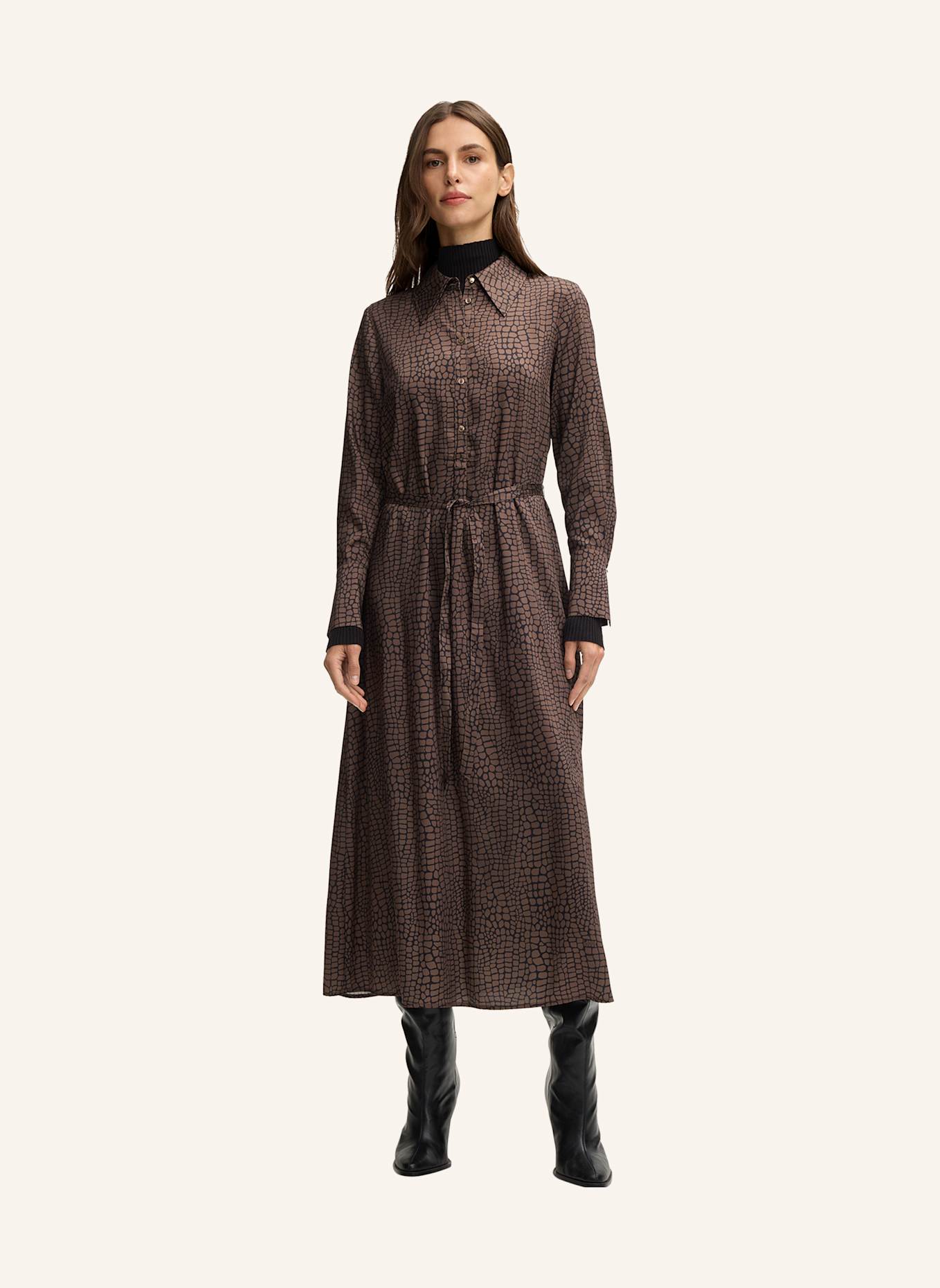 JOOP! Hemdblusenkleid: BRAUN