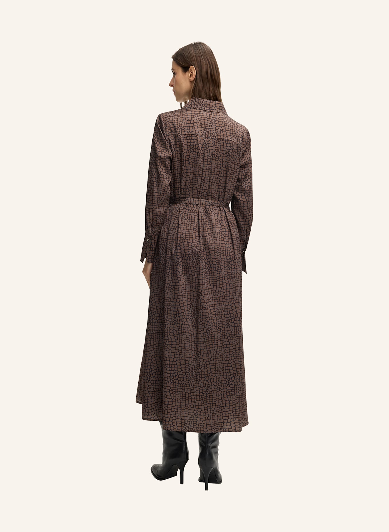 JOOP! Hemdblusenkleid: BRAUN