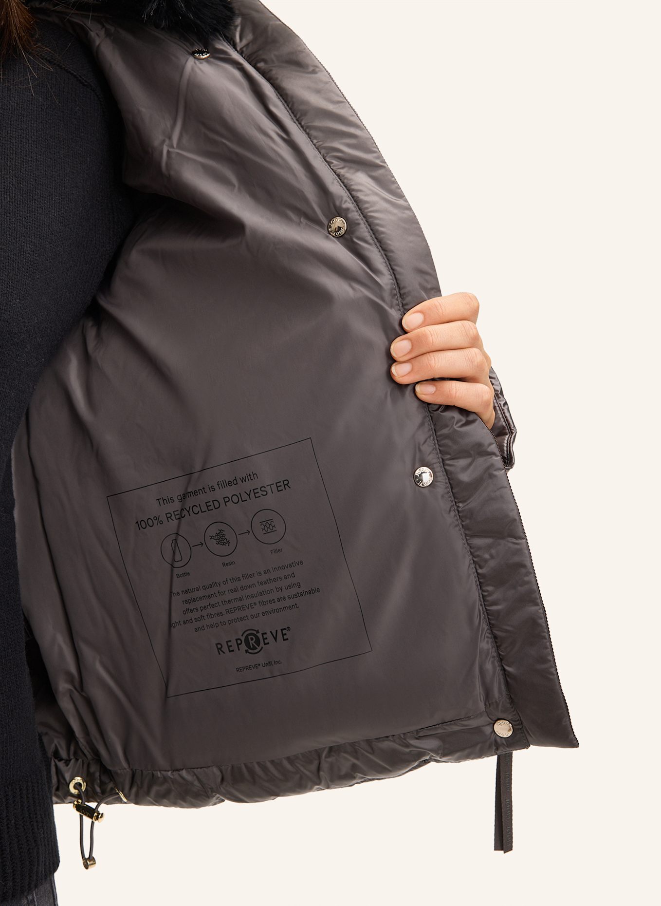 JOOP! Steppjacke: DUNKELGRAU