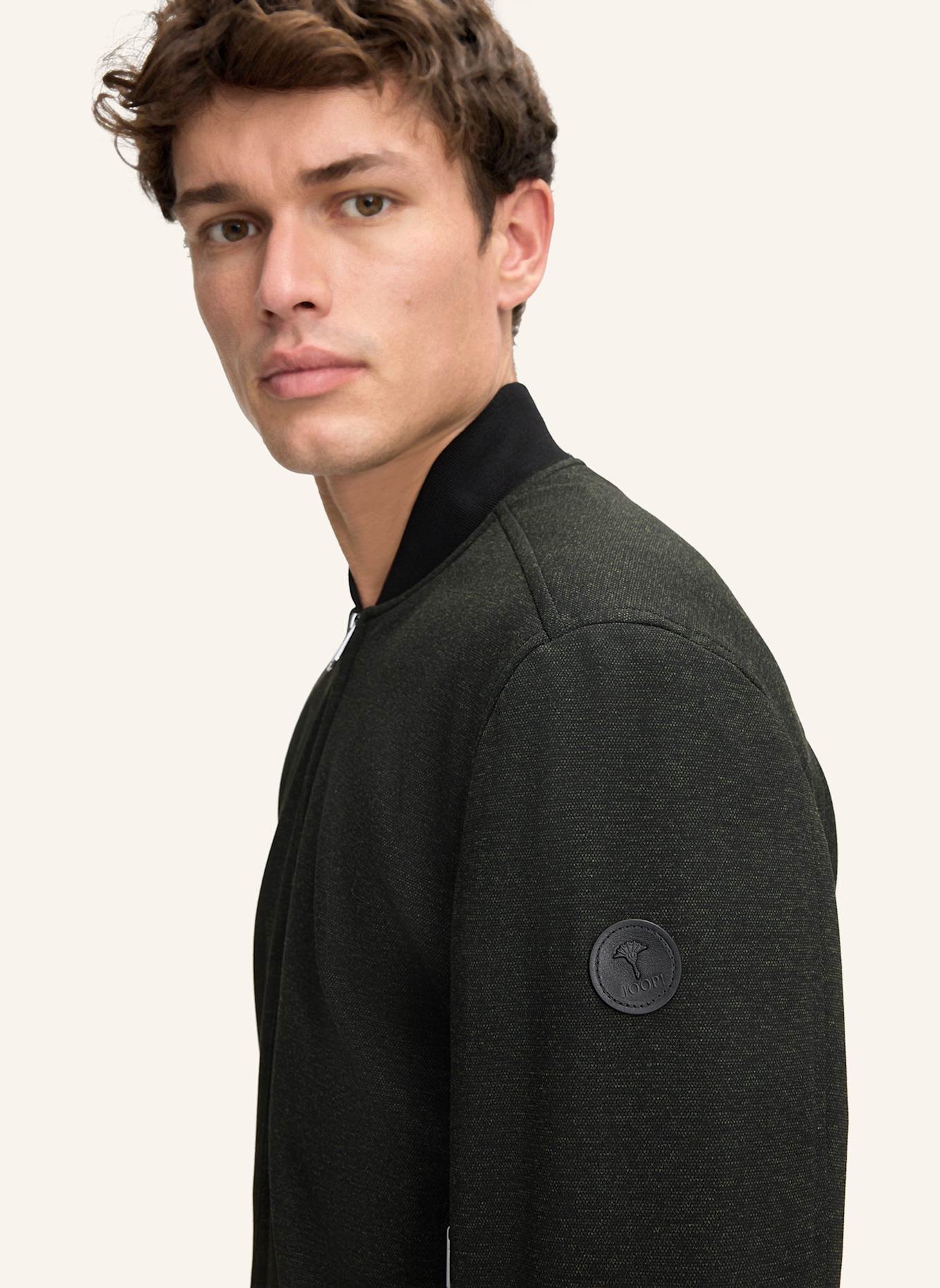 JOOP! Collegejacke: GRAU/ GRÜN