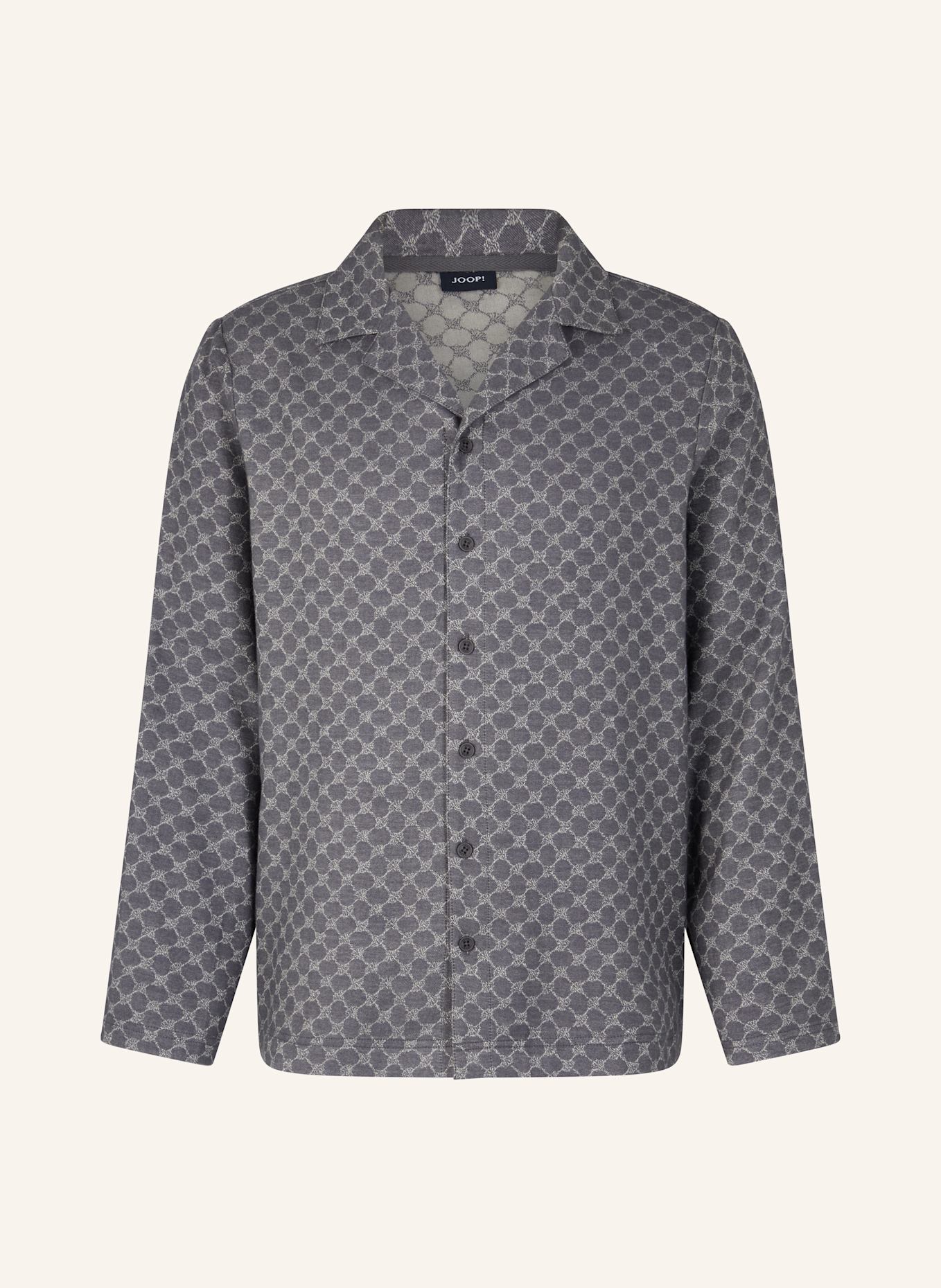 JOOP! Pyjama-Shirt: GRAU