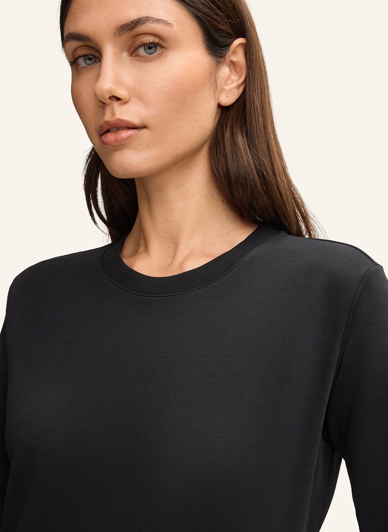 JOOP! Kleid TAREN im Materialmix: SCHWARZ