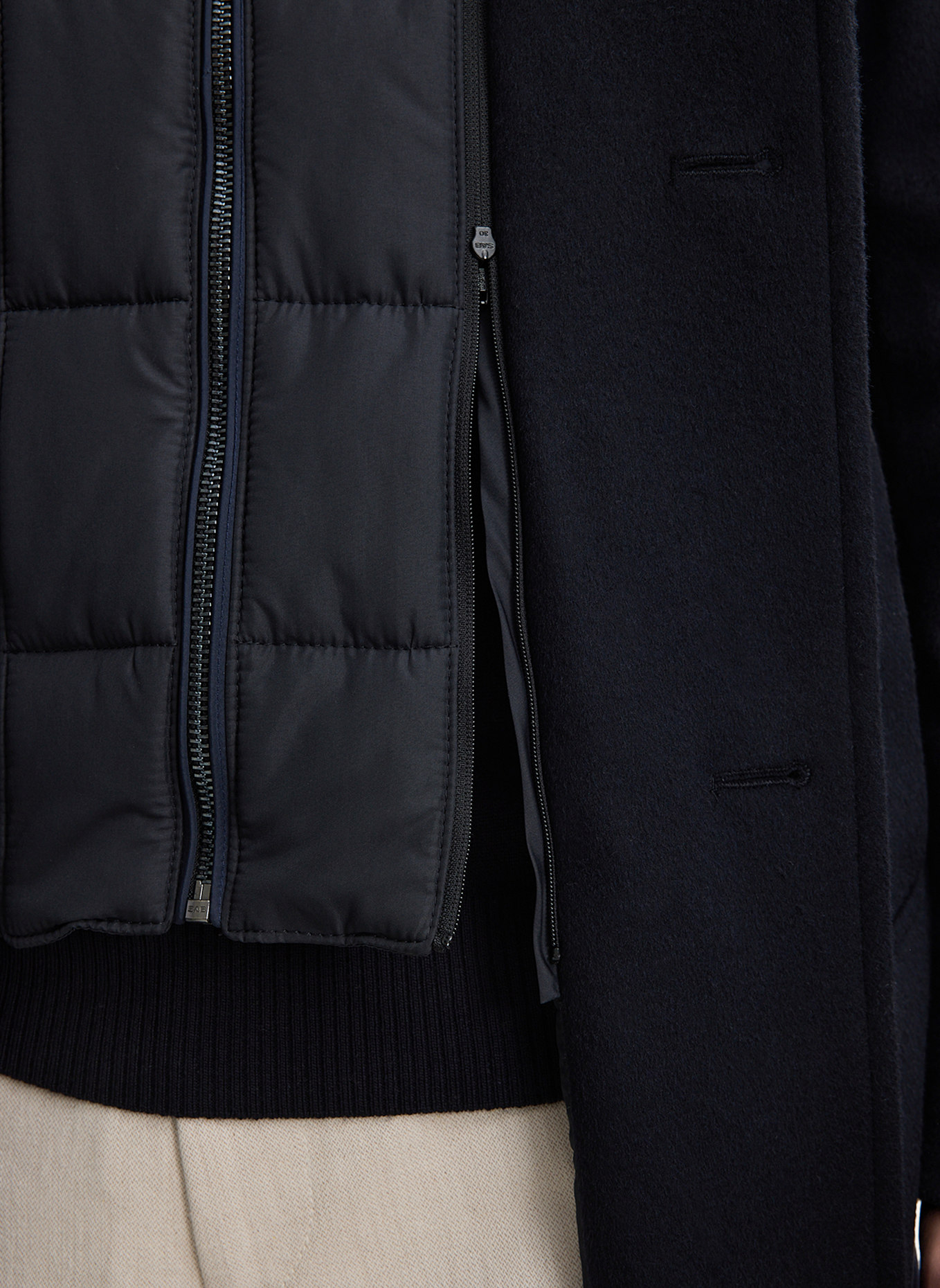 JOOP! Wollmantel: DUNKELBLAU