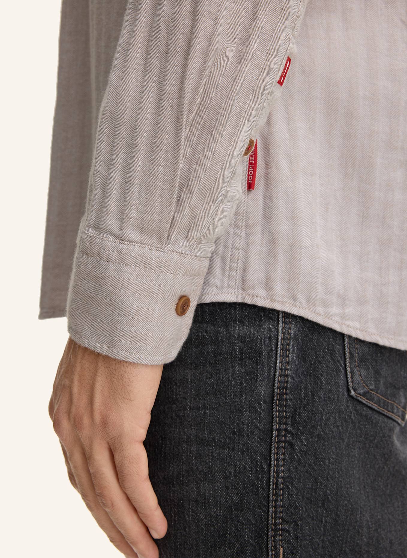 JOOP! JEANS Hemd Modern Fit: BEIGE