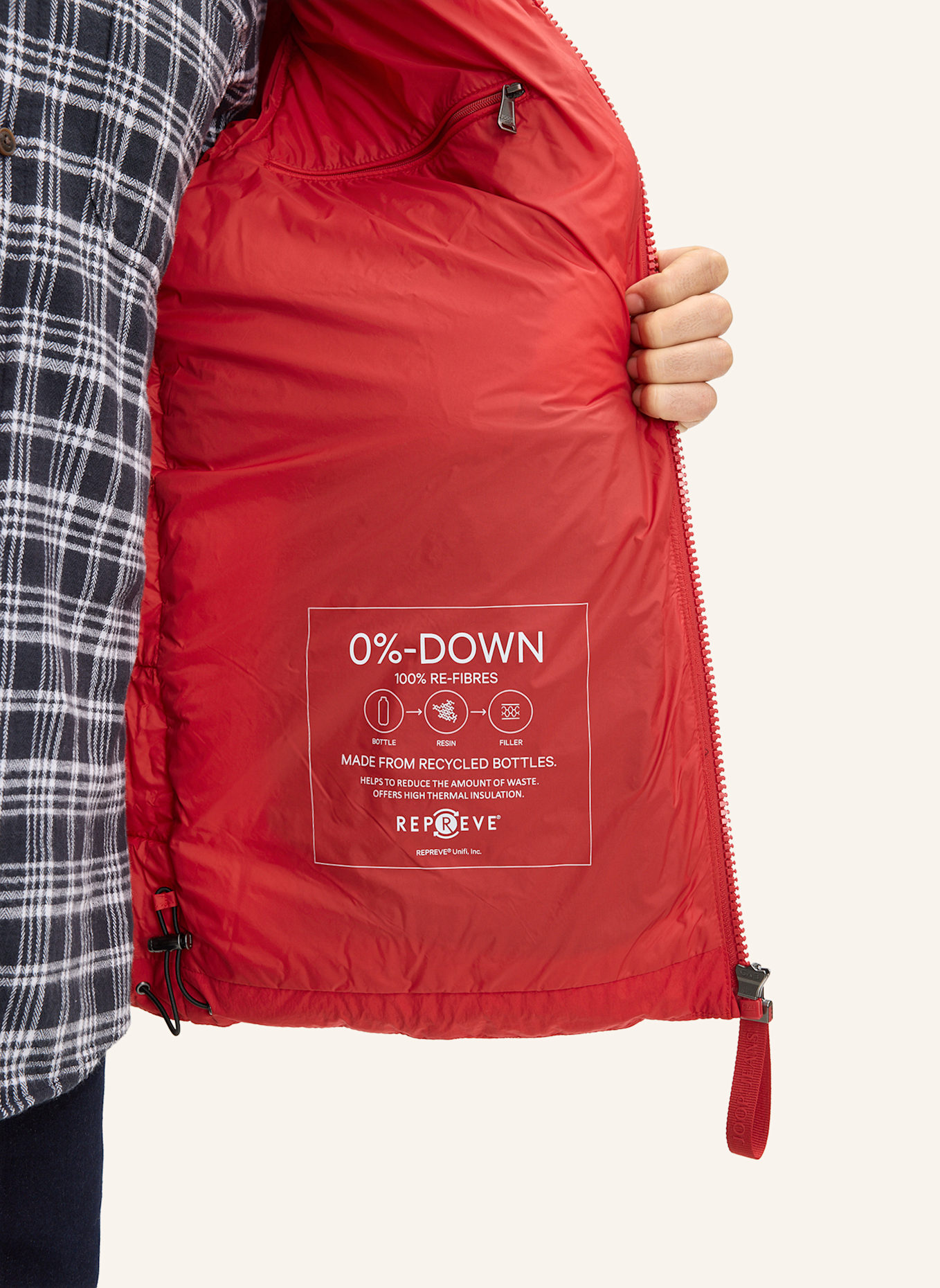 JOOP! JEANS Steppjacke JOSHAS: ROT