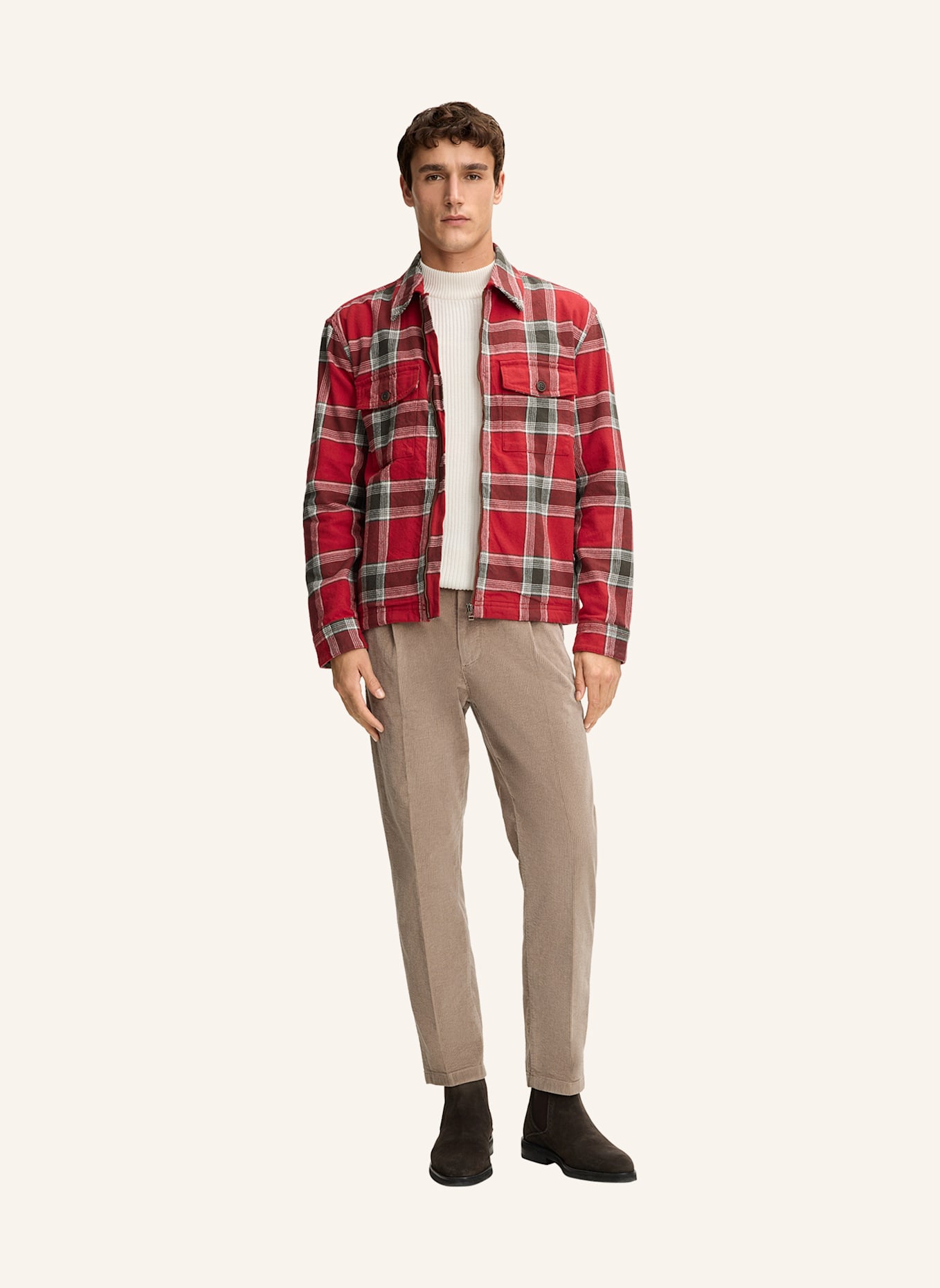 JOOP! JEANS Cordhose Loose Fit: BEIGE