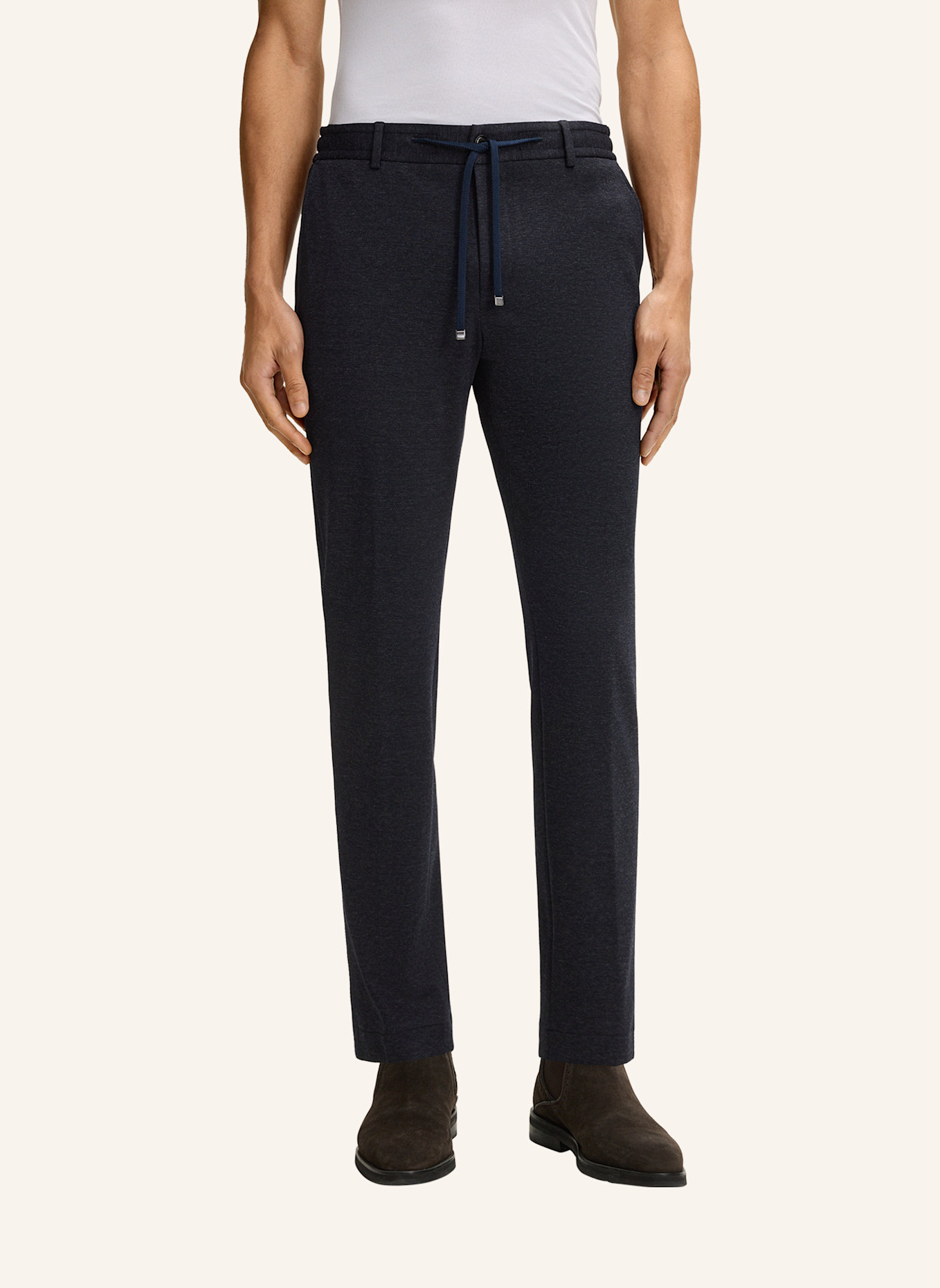 JOOP! Anzughose SAKE im Jogging-Stil Slim Fit: DUNKELBLAU