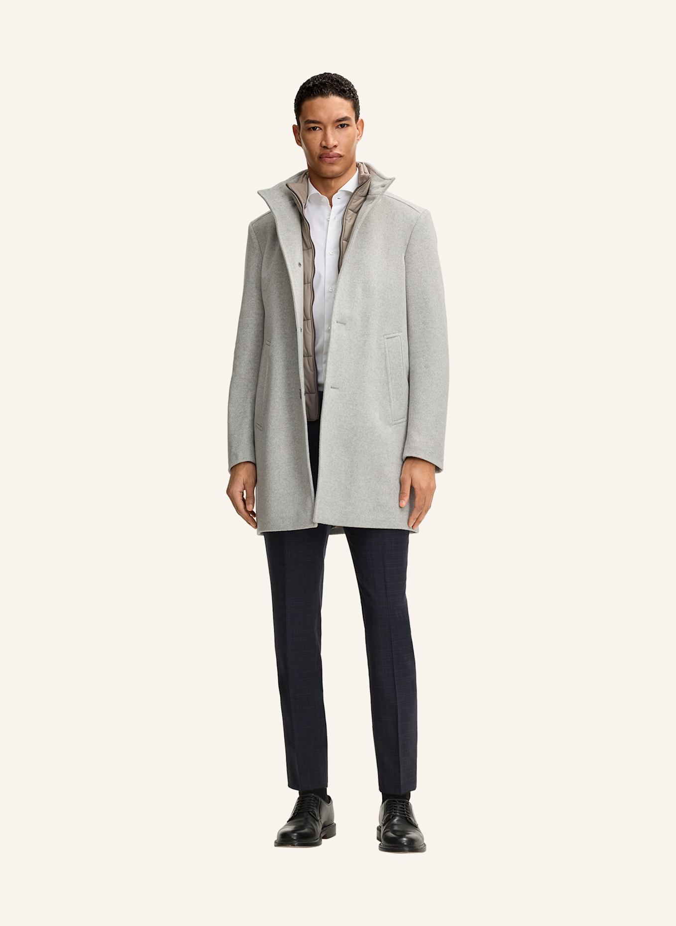 JOOP! Wollmantel: HELLGRAU