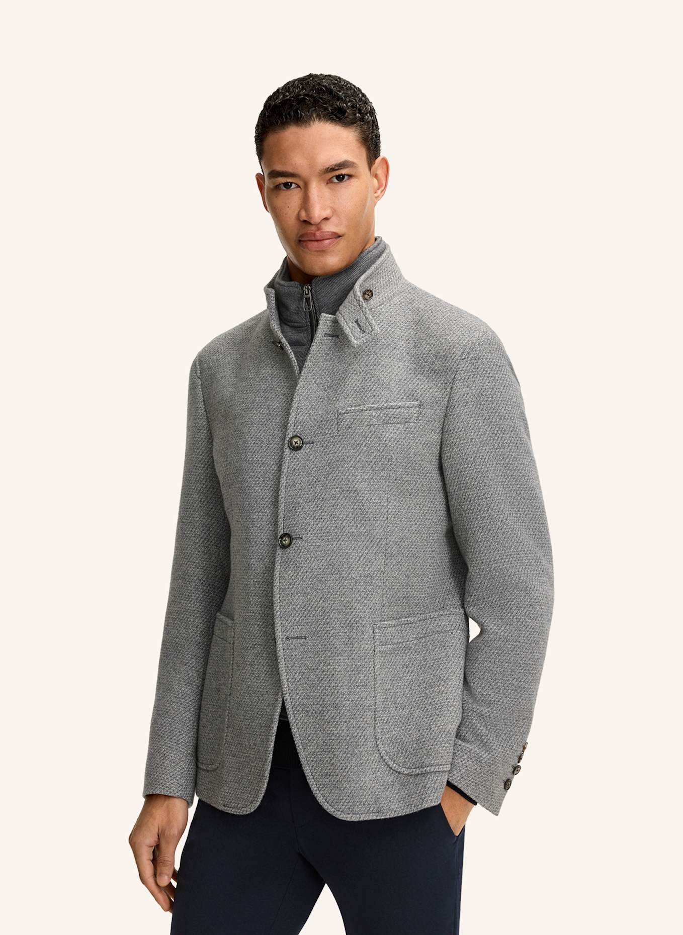 JOOP! Sakko Slim Fit: HELLGRAU