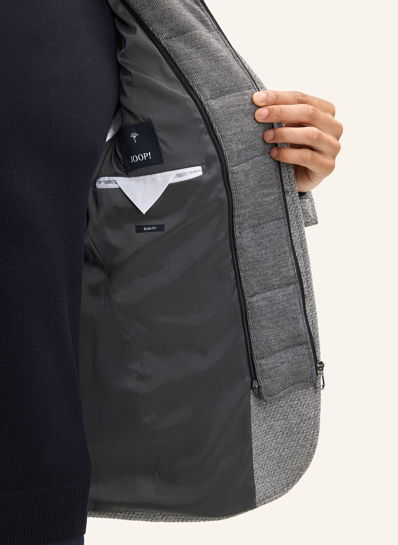 JOOP! Sakko Slim Fit: HELLGRAU