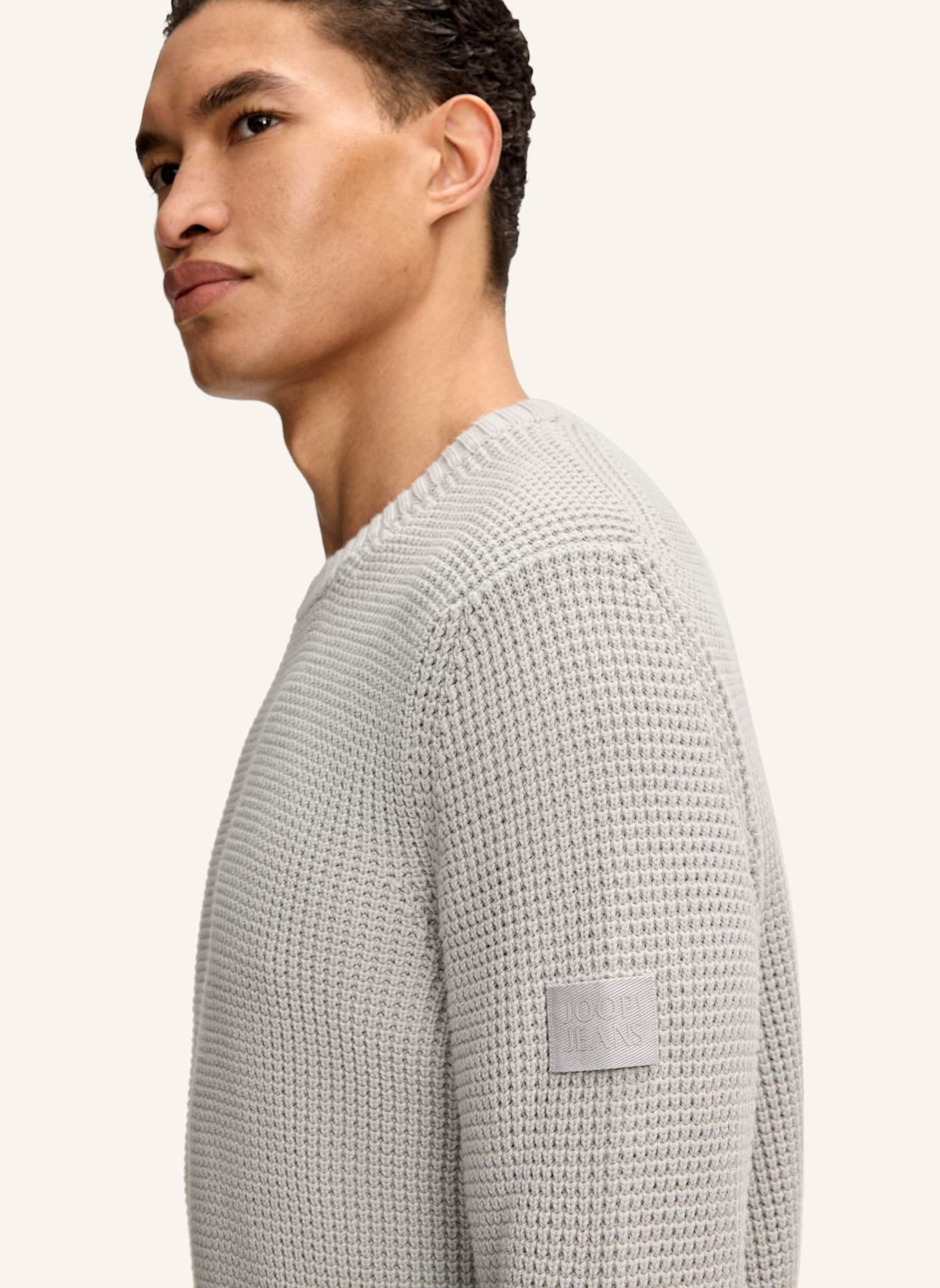 JOOP! JEANS Strickpullover: HELLGRAU