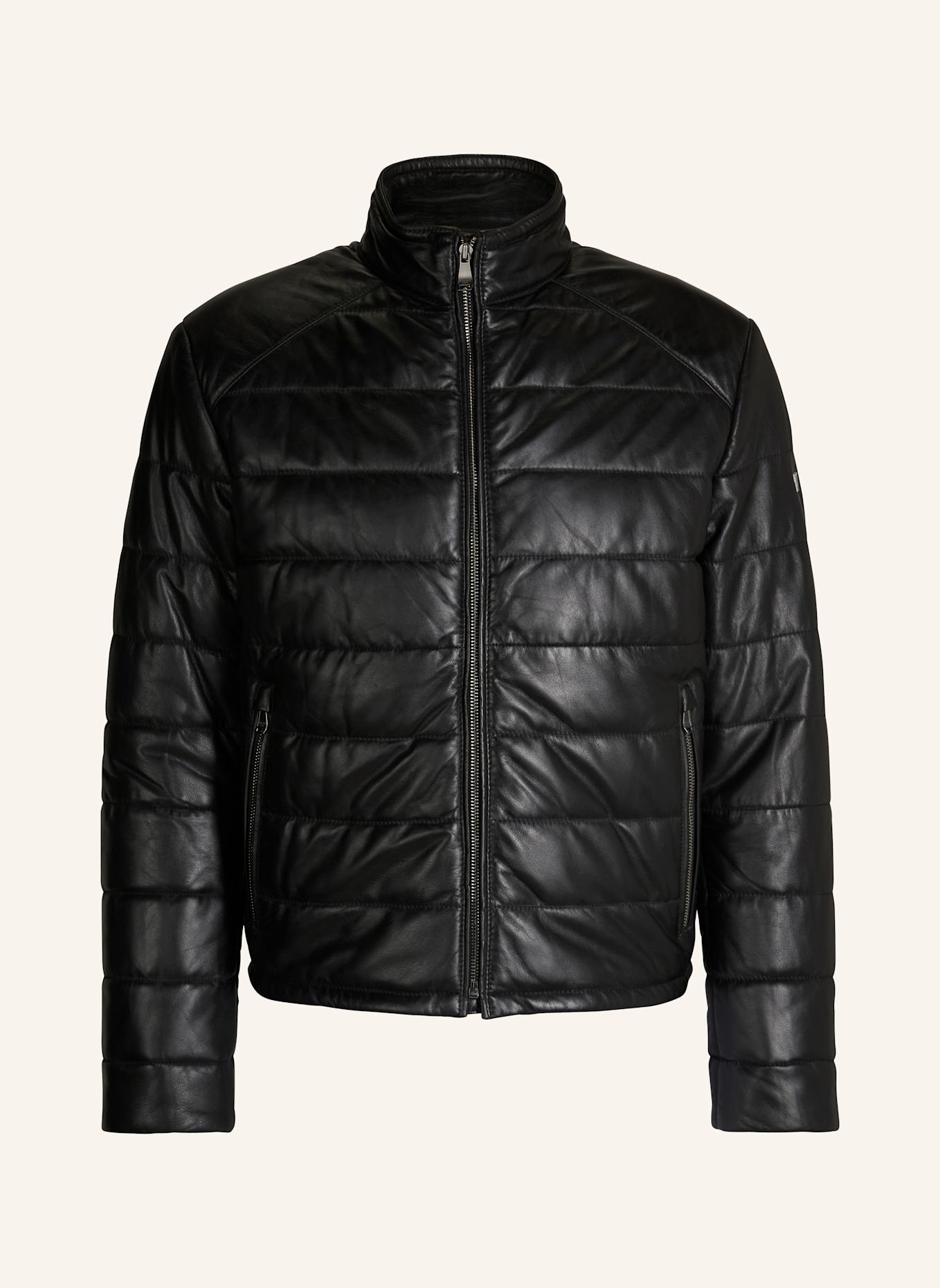 JOOP! JEANS Lederjacke: SCHWARZ