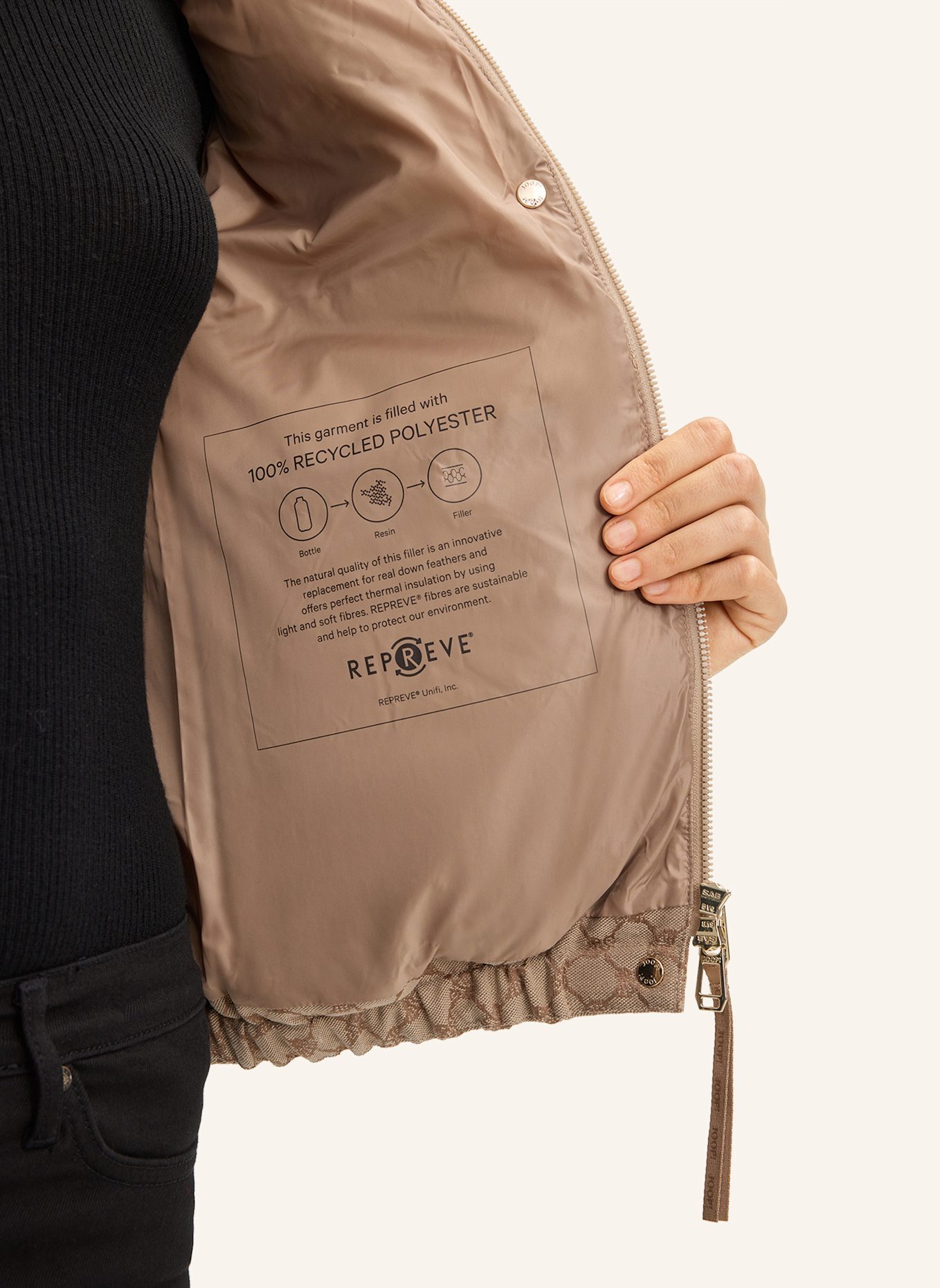 JOOP! Steppjacke: BEIGE