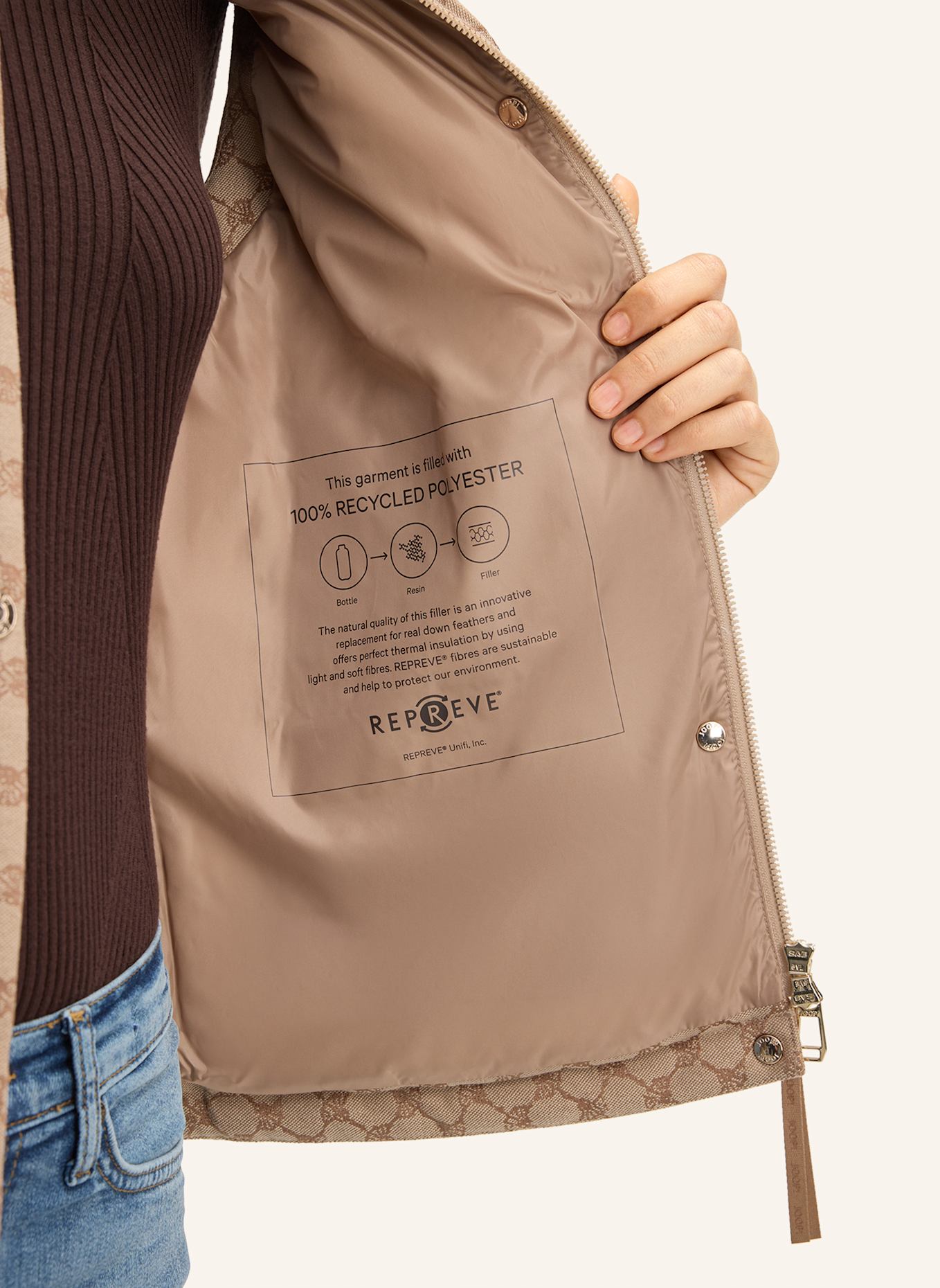 JOOP! Steppweste: BEIGE