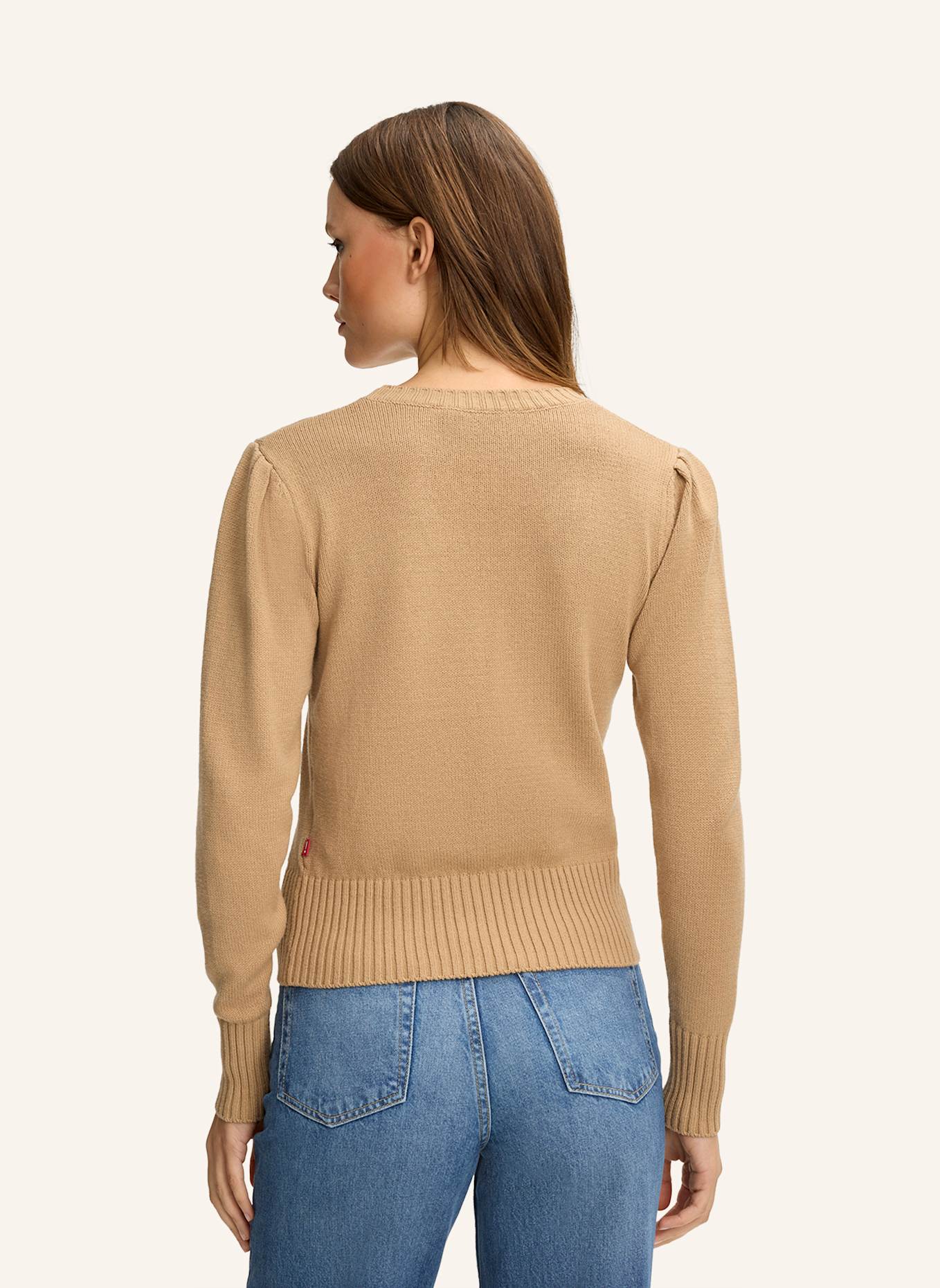 JOOP! JEANS Strick-Pullover: BEIGE